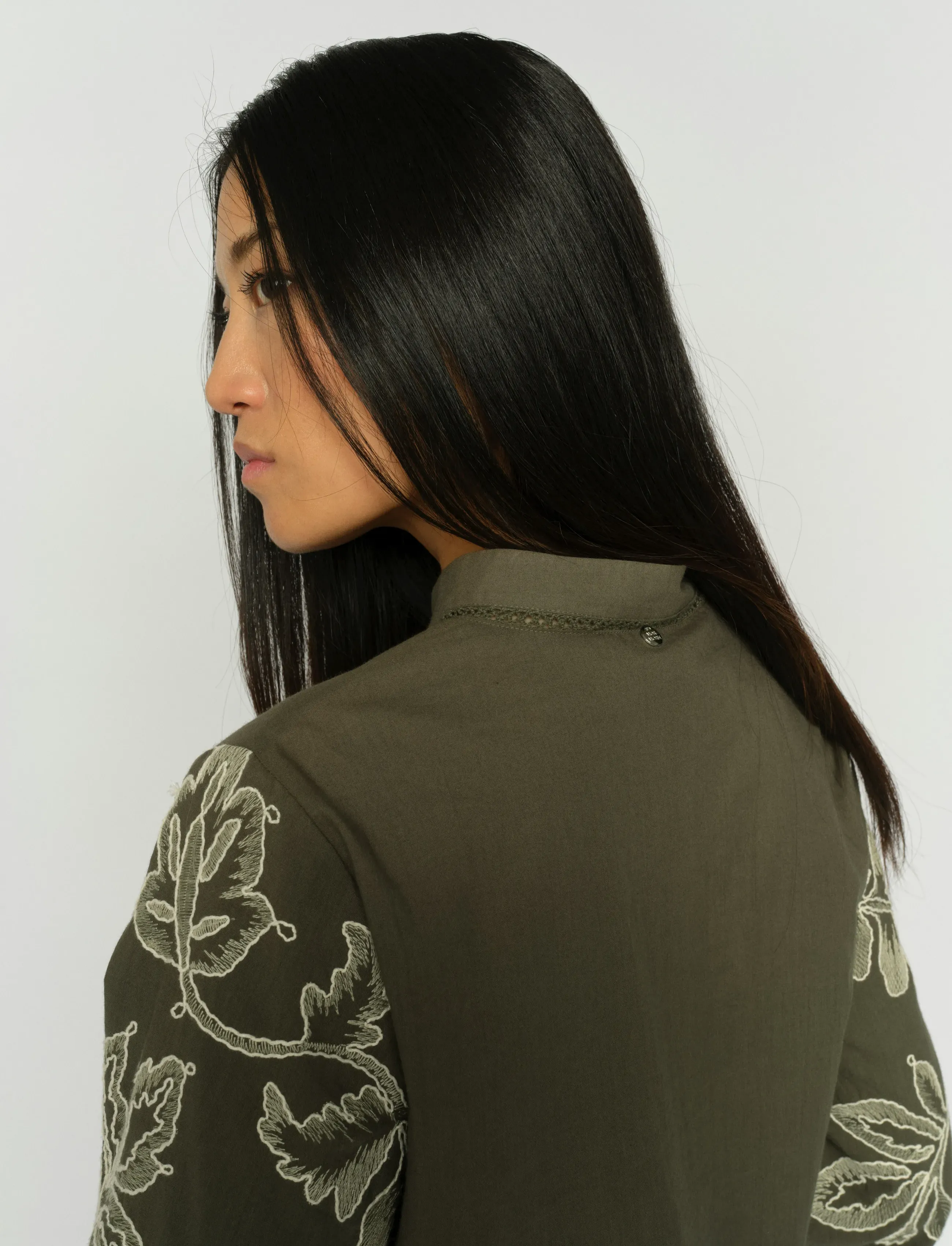 MOS MOSH - MMLouis Line Shirt - langärmlige hemden - olive night - 4