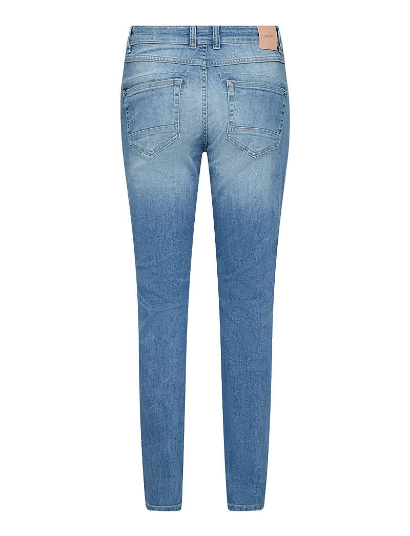 MOS MOSH - MMNaomi Salute Emb. Jeans - skinny jeans - mid blue - 1