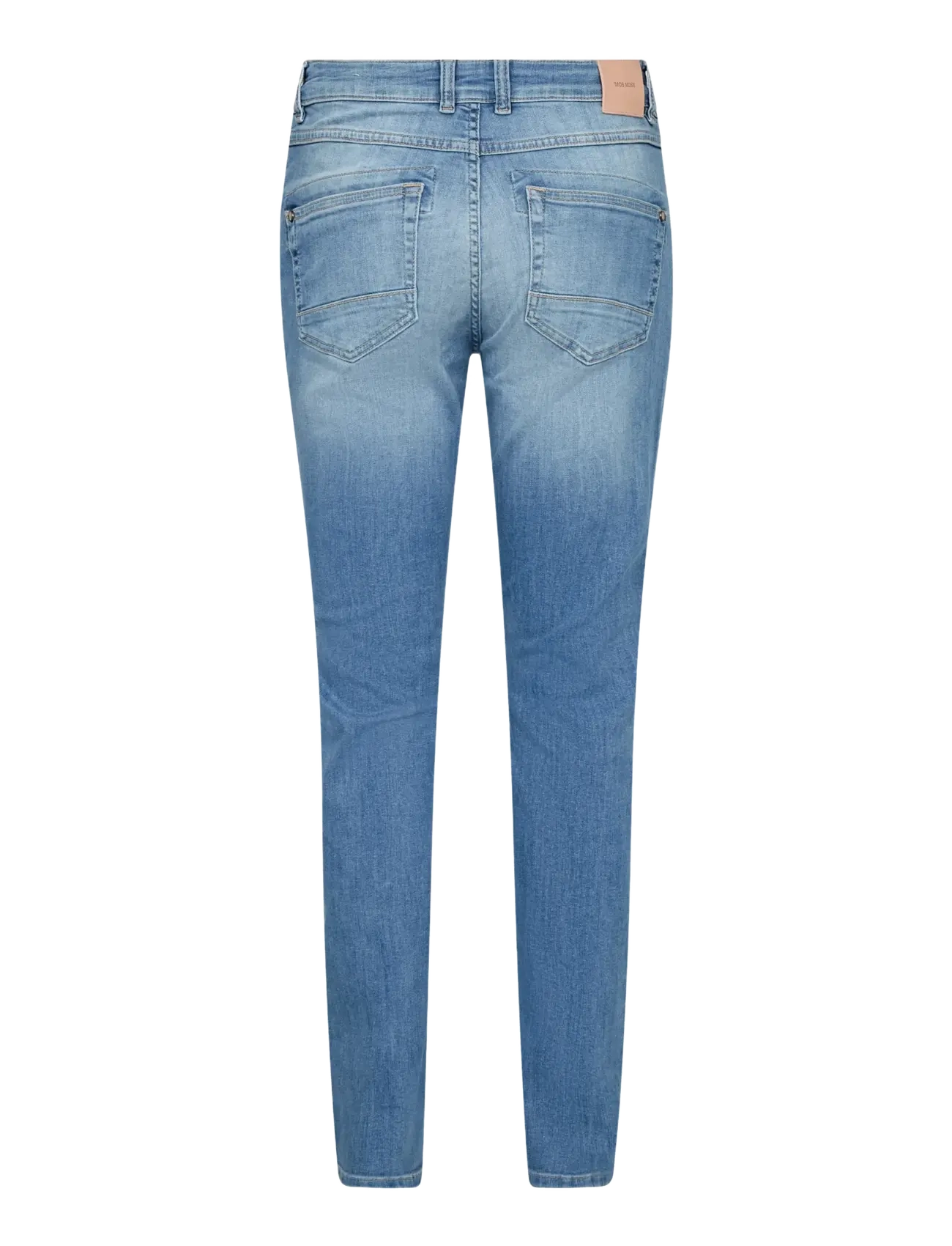 MOS MOSH - MMNaomi Salute Emb. Jeans - skinny jeans - mid blue - 1