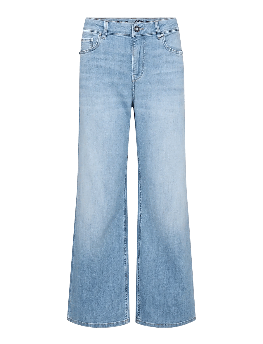 MOS MOSH - MMDara Salute Jeans - wide leg jeans - blue - 1