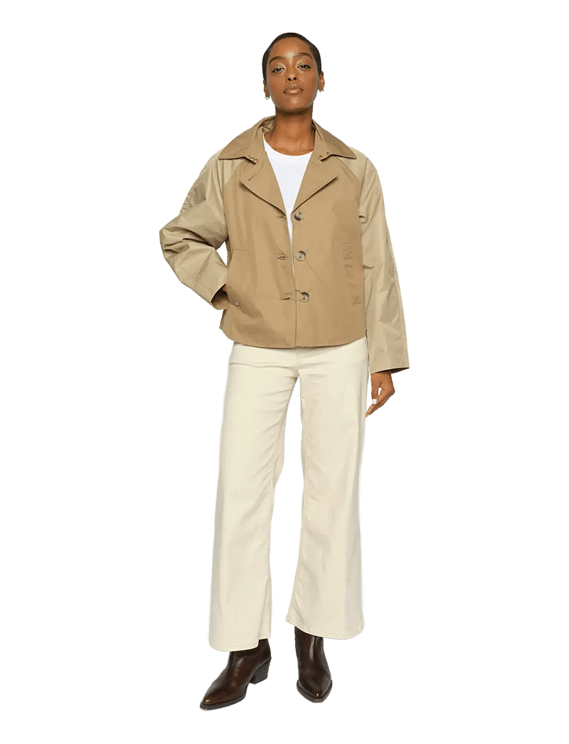MOS MOSH - MMDara Salute Jeans - hosen mit weitem bein - clay - 2