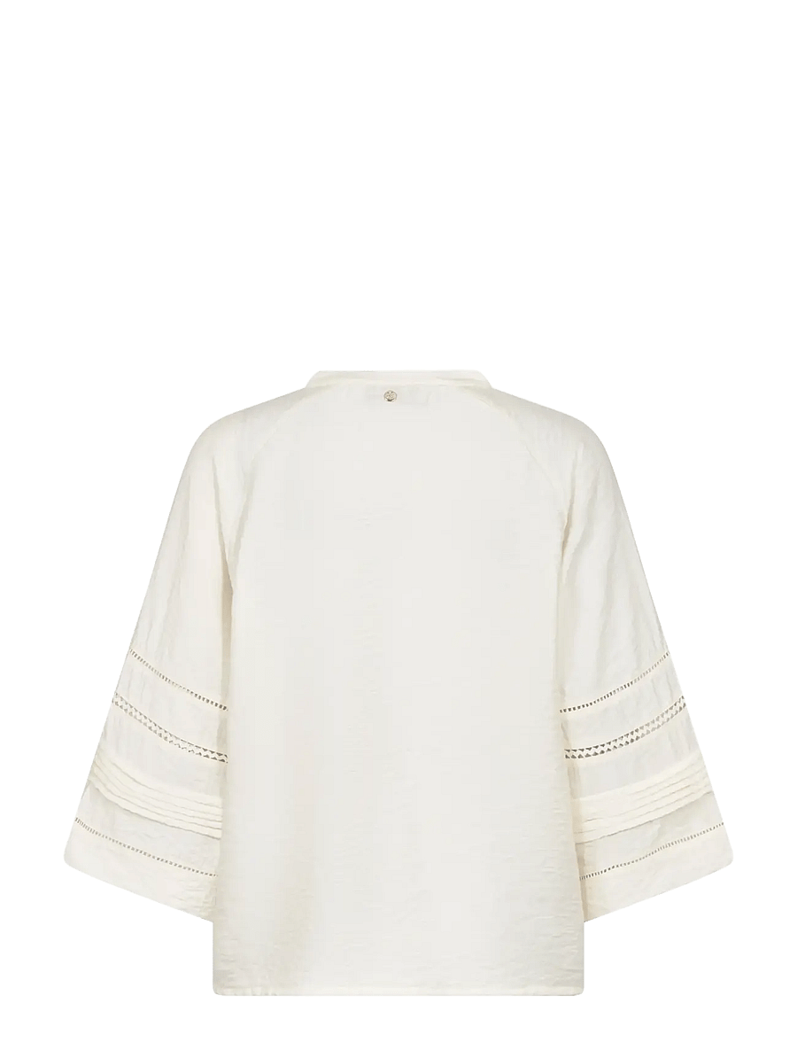 MOS MOSH - MMAleysa Nila Blouse - long sleeved blouses - ecru - 2