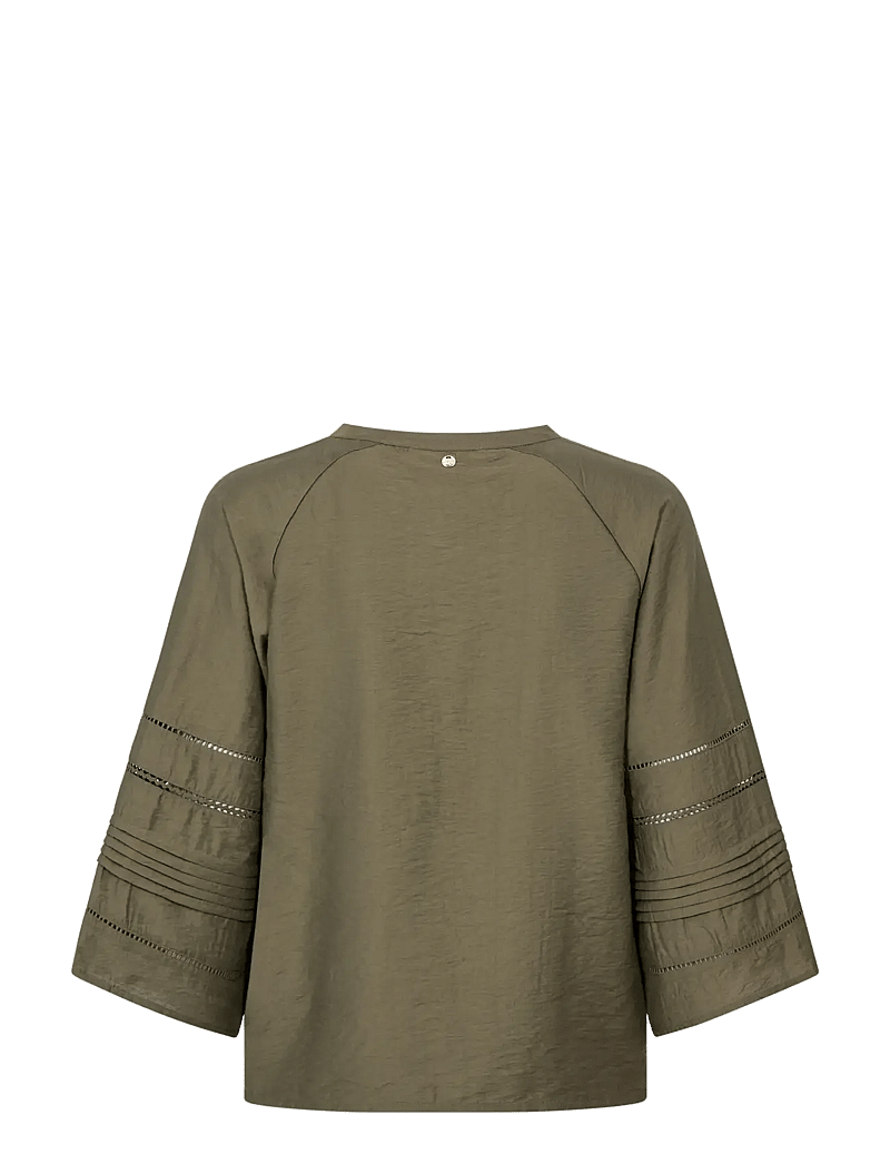 MOS MOSH - MMAleysa Nila Blouse - bluzki z długimi rękawami - olive night - 2