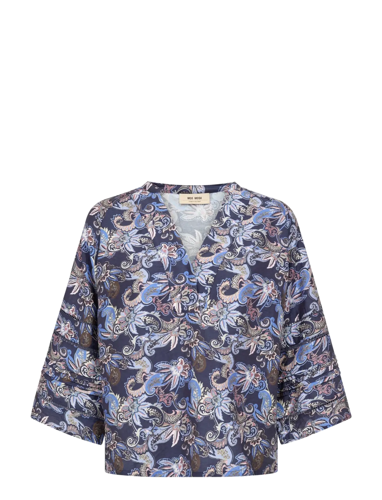 MOS MOSH MMAleysa Paisley Blouse - Kläder - CROWN BLUE / blue