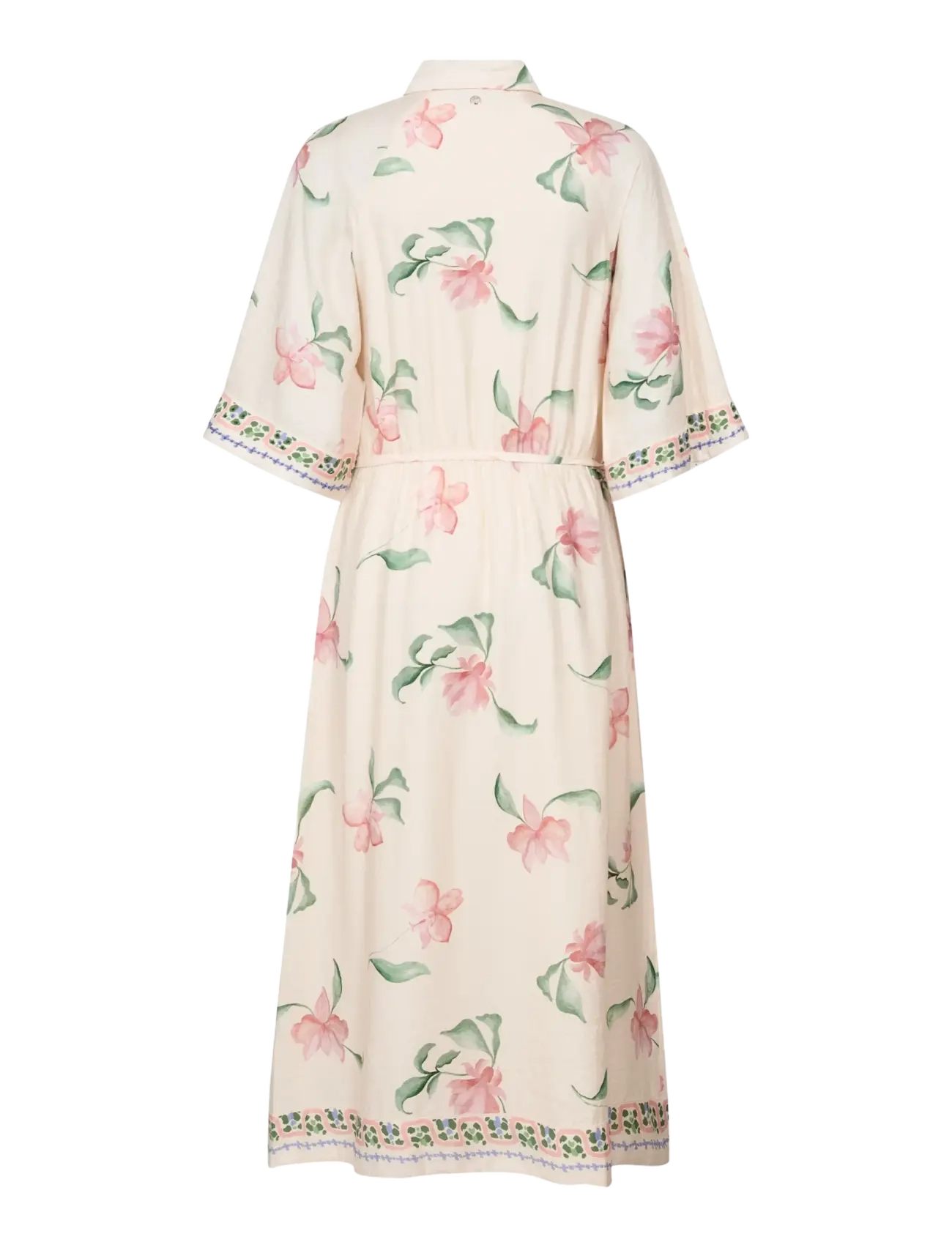 MOS MOSH - MMBunno Big Orchid Dress - skjortekjoler - ecru - 2