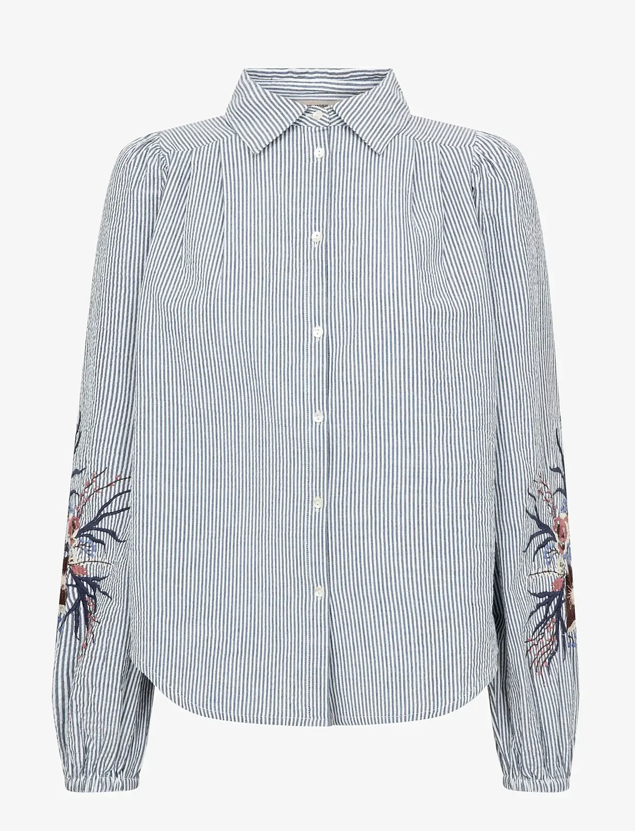 MOS MOSH - MMCiu Oxfo Shirt - langærmede skjorter - crown blue - 1