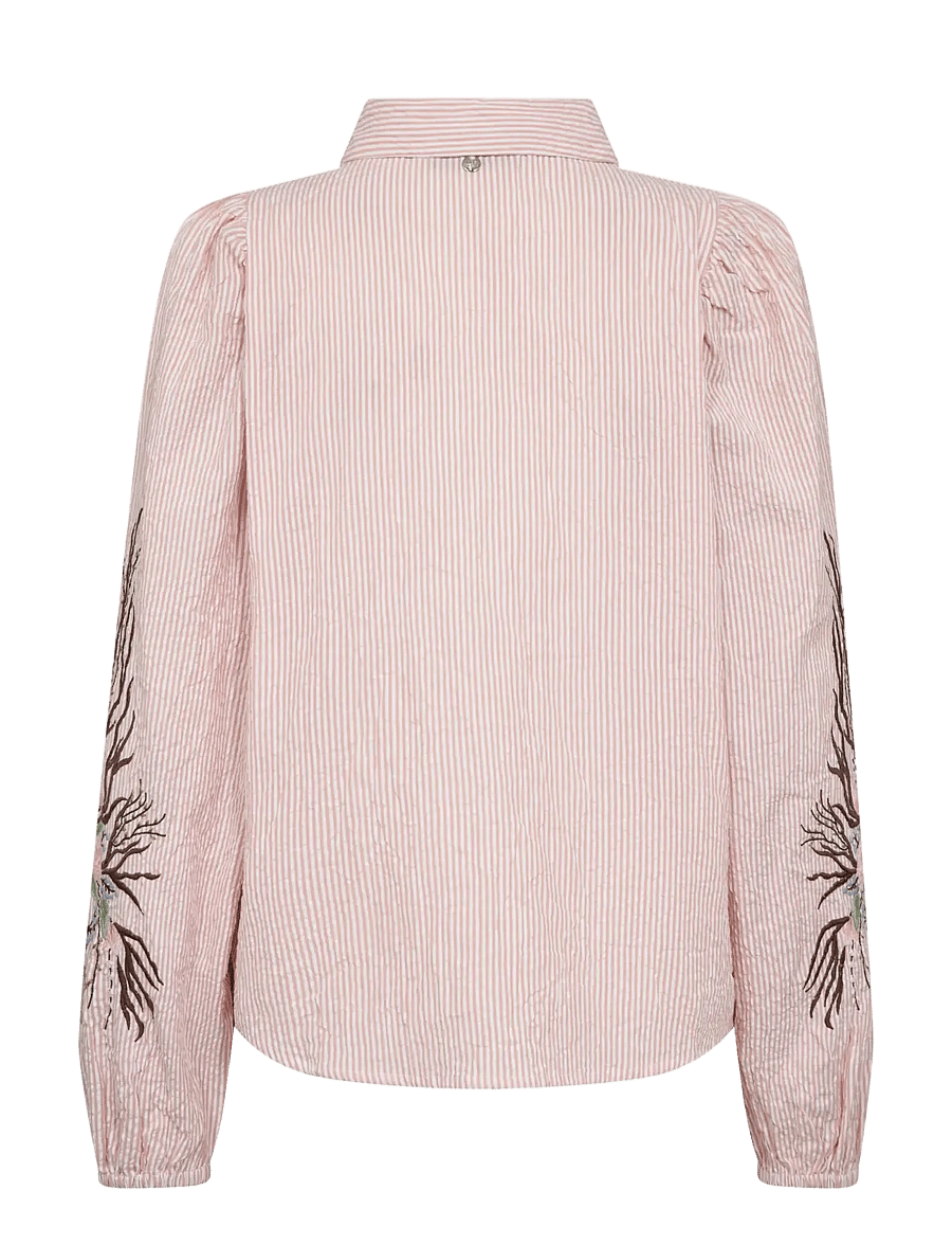 MOS MOSH - MMCiu Oxfo Shirt - langärmlige hemden - peachy - 2