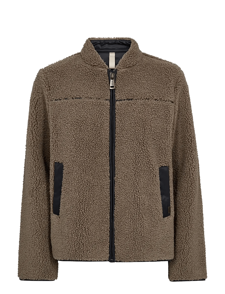 MOS MOSH - MMRowe Teddy Jacket - tunna jackor - falcon - 0