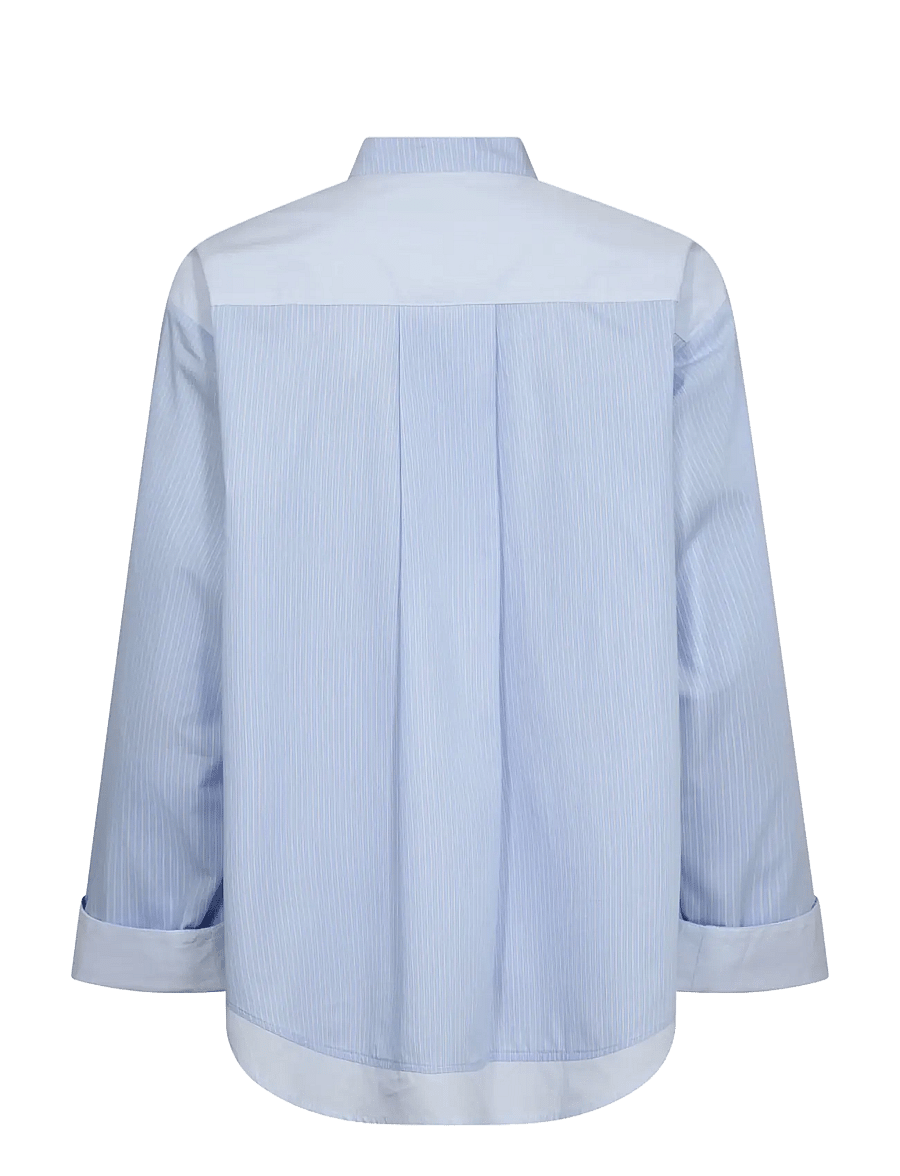 MOS MOSH - MMBronwyn Stripe Shirt - pikkade varrukatega särgid - brunnera blue - 2
