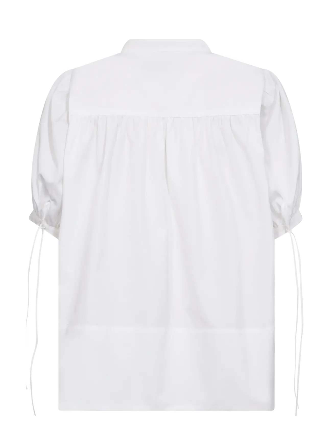 MOS MOSH - MMTarima SS Cotton Blouse - short-sleeved blouses - white - 2
