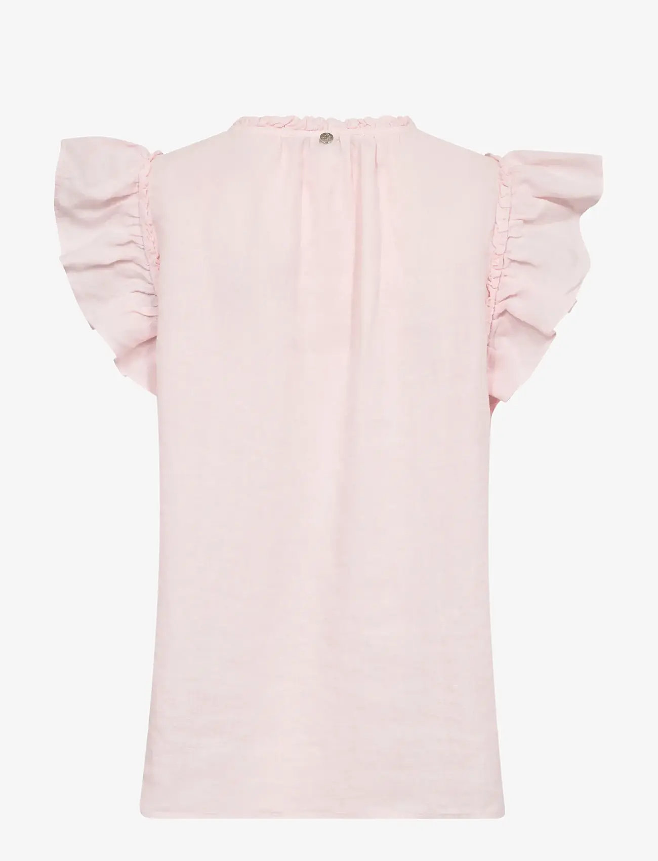 MOS MOSH - MMTea Linen Blouse - kortærmede bluser - ballet slipper - 2