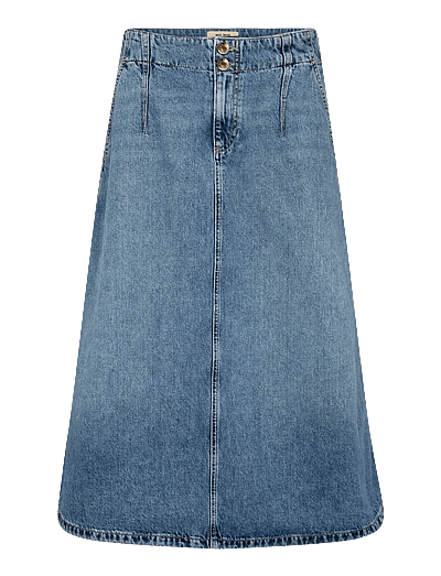 Leala Denim Skirt - Midinederdele