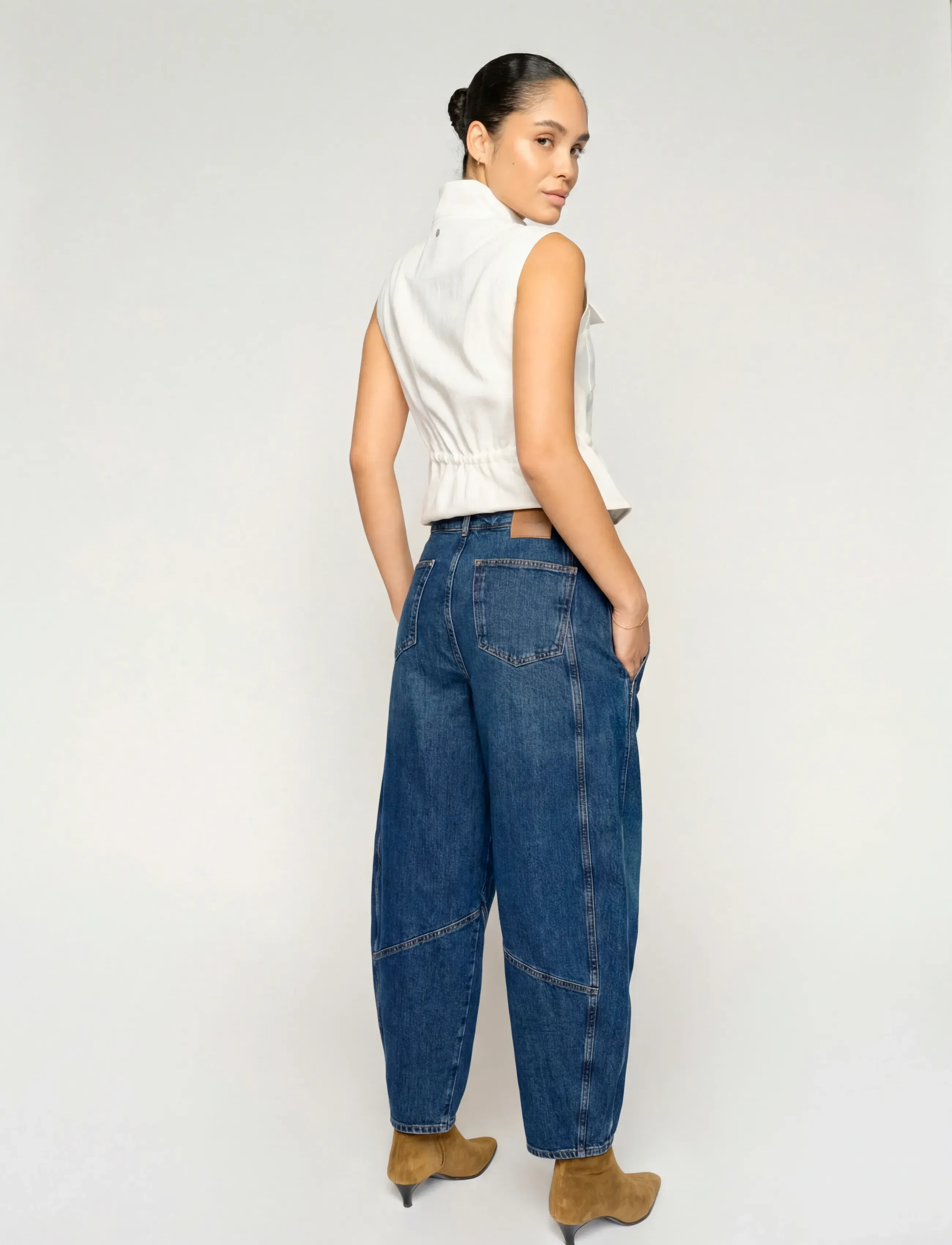 MOS MOSH - MMRosie Galleon Jeans - barrel jeans - dark blue - 3