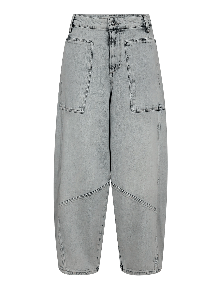 MOS MOSH - MMRosie Galleon Jeans - barrel jeans - light blue - 1