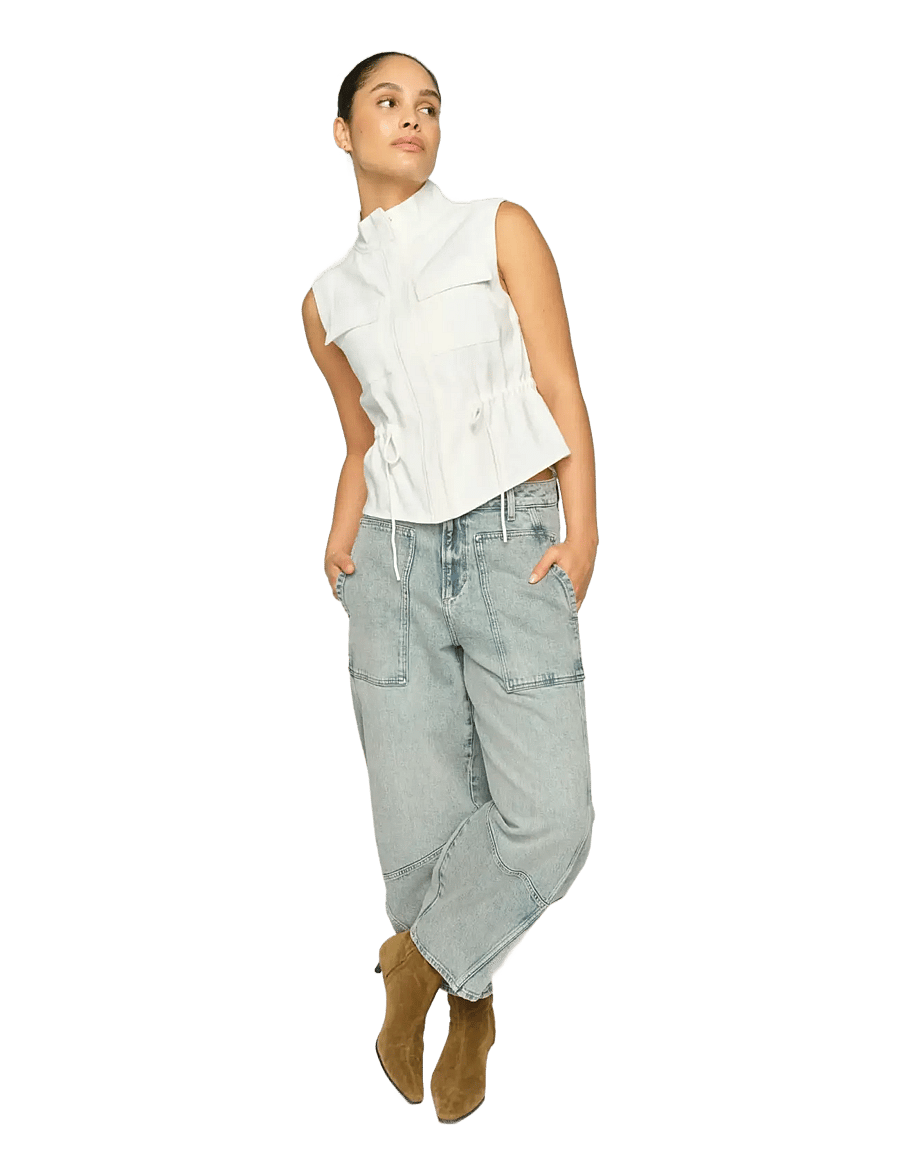 MOS MOSH - MMRosie Galleon Jeans - barrel jeans - light blue - 3