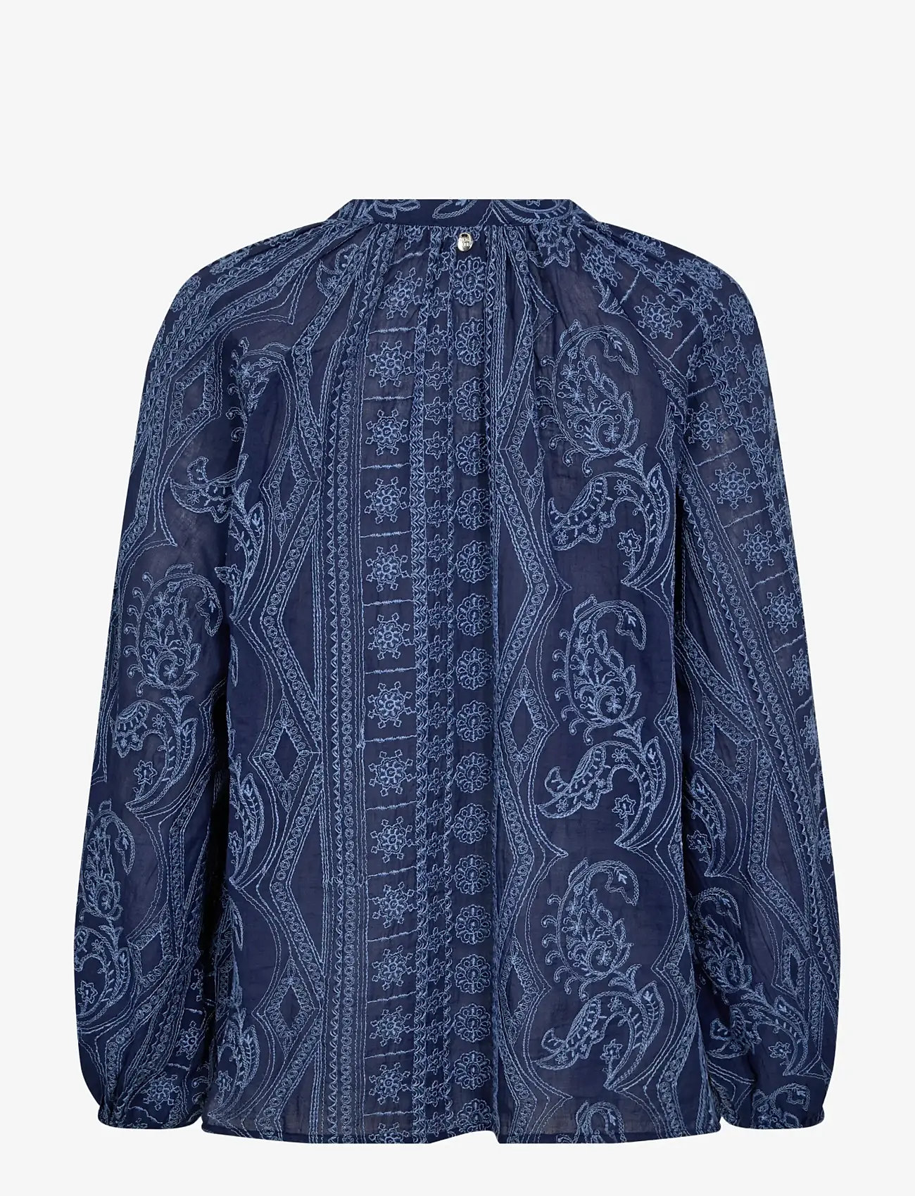 MOS MOSH - MMGata Allo Blouse - langærmede bluser - crown blue - 2