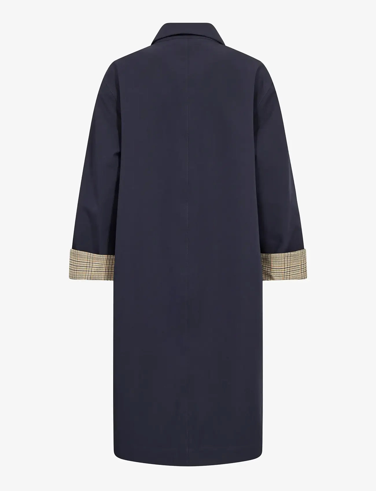MOS MOSH - MMRiko Bora Trenchcoat - trenchcoats - salute navy - 2