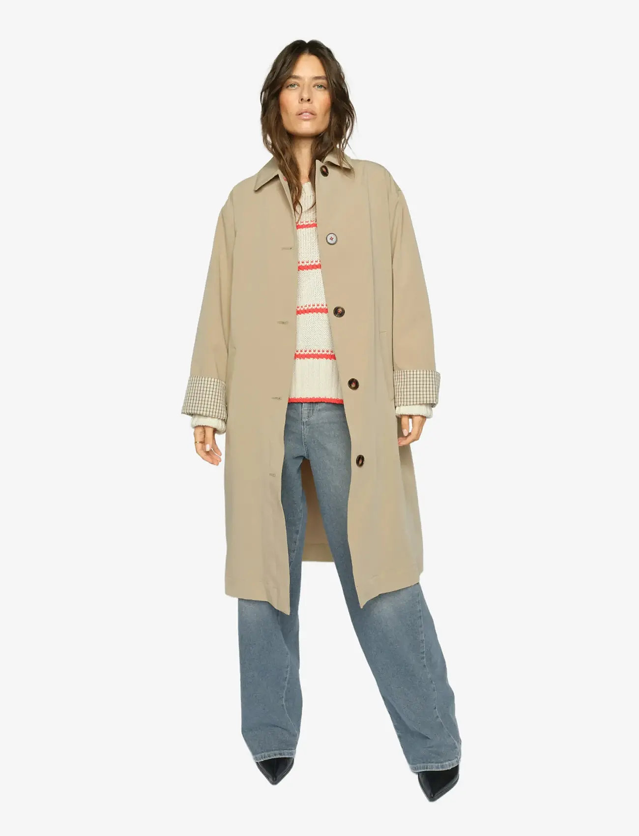 MOS MOSH - MMRiko Bora Trenchcoat - vihmamantlid - twill - 3