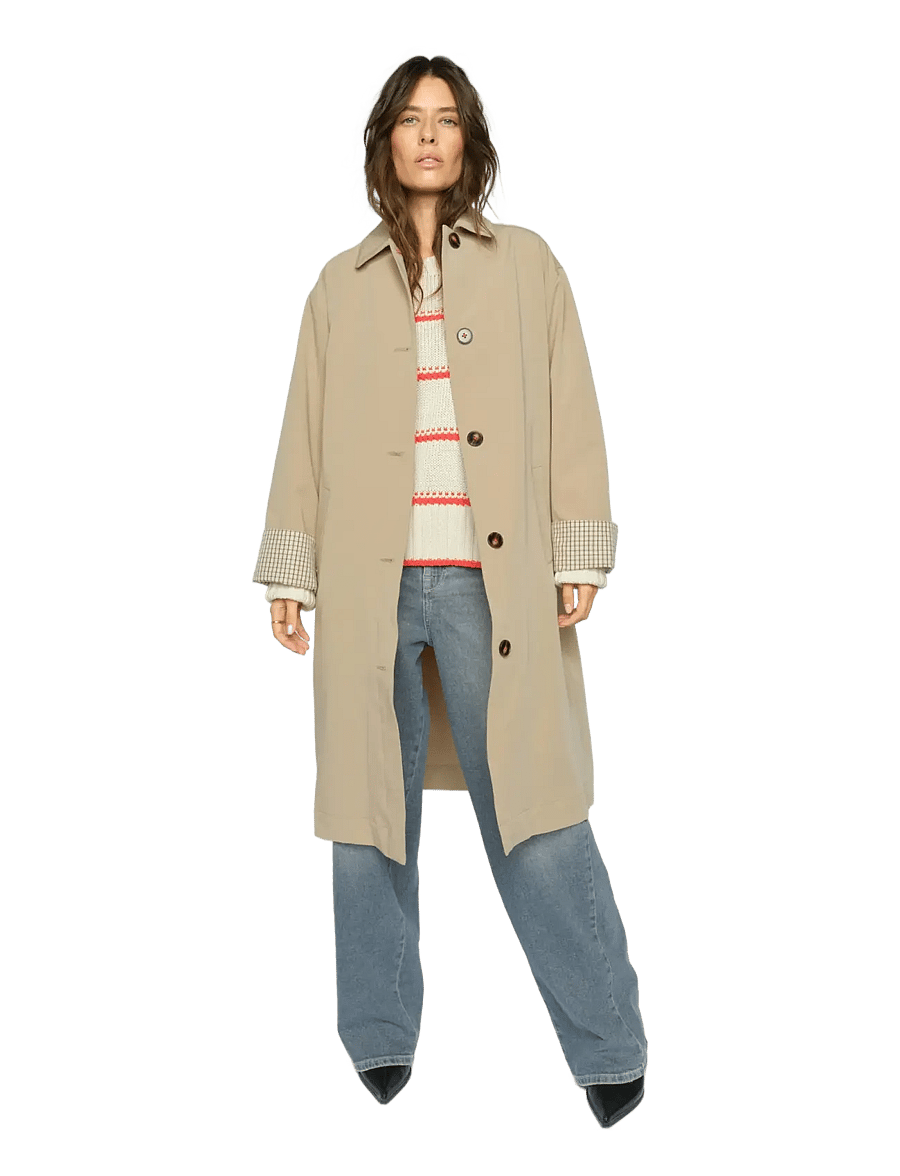 MOS MOSH - MMRiko Bora Trenchcoat - twill - 3