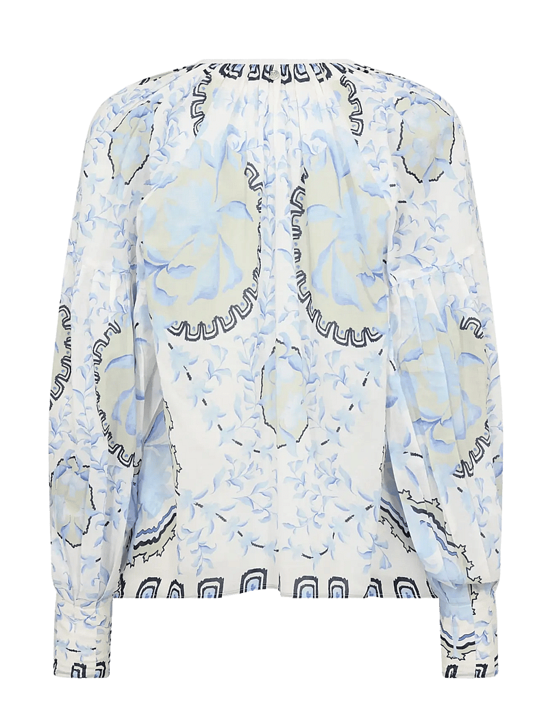 MOS MOSH - MMWylde Orchid Blouse - langærmede bluser - brunnera blue - 2