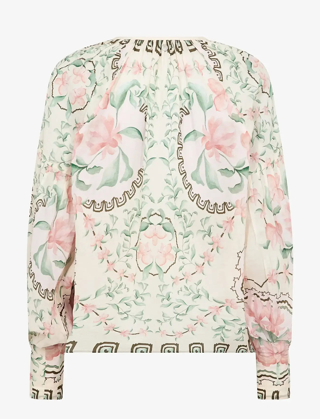 MOS MOSH - MMWylde Orchid Blouse - langærmede bluser - turf green - 2