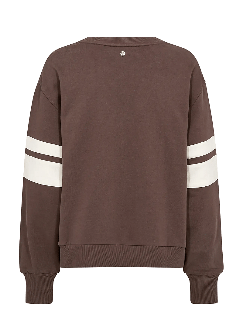 MOS MOSH - MMLocò O-LS Sweatshirt - modetrender - coffee quartz - 1