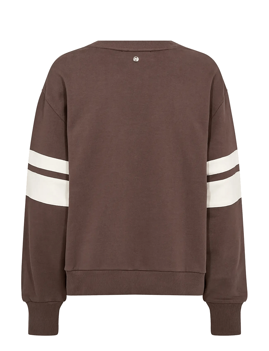 MOS MOSH - MMLocò O-LS Sweatshirt - sweatshirts - coffee quartz - 1