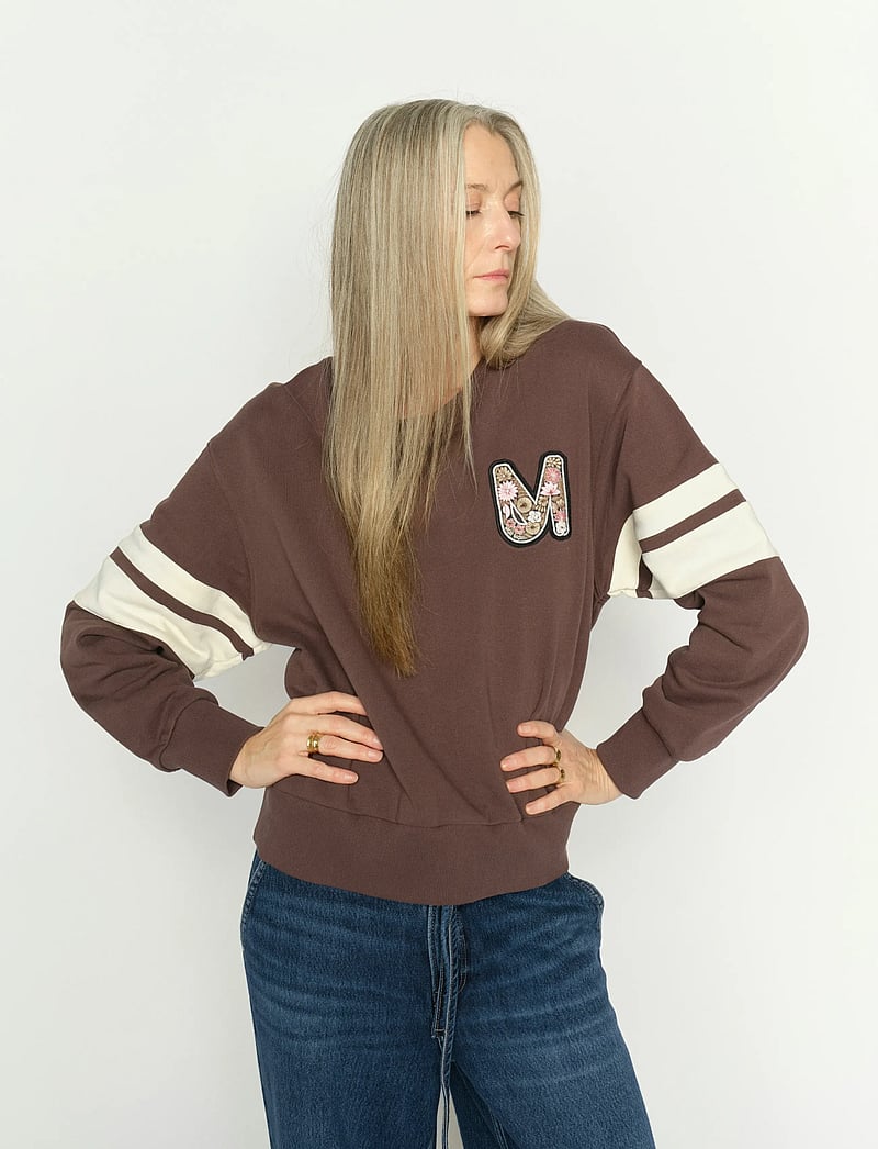 MOS MOSH - MMLocò O-LS Sweatshirt - modetrender - coffee quartz - 2