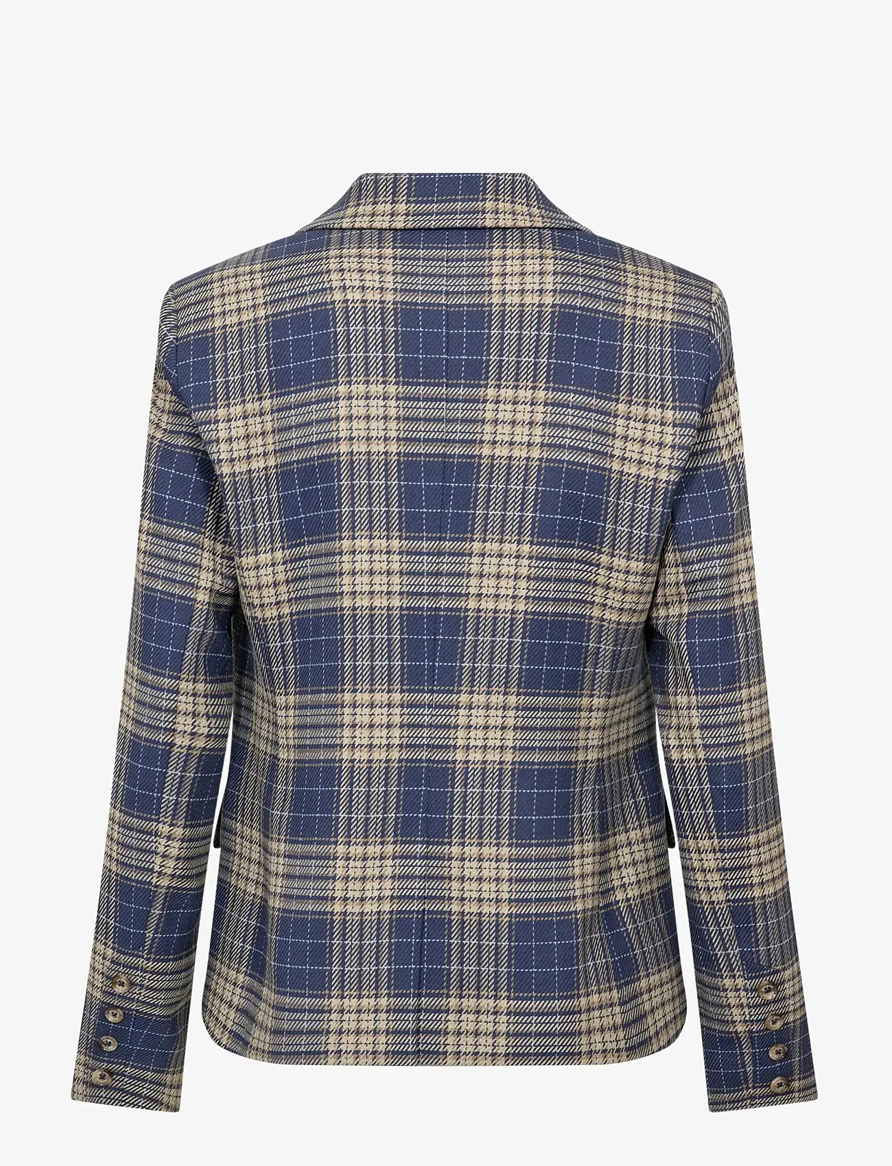 MOS MOSH - MMBlake Chec Blazer - enkeltradede blazere - crown blue - 2