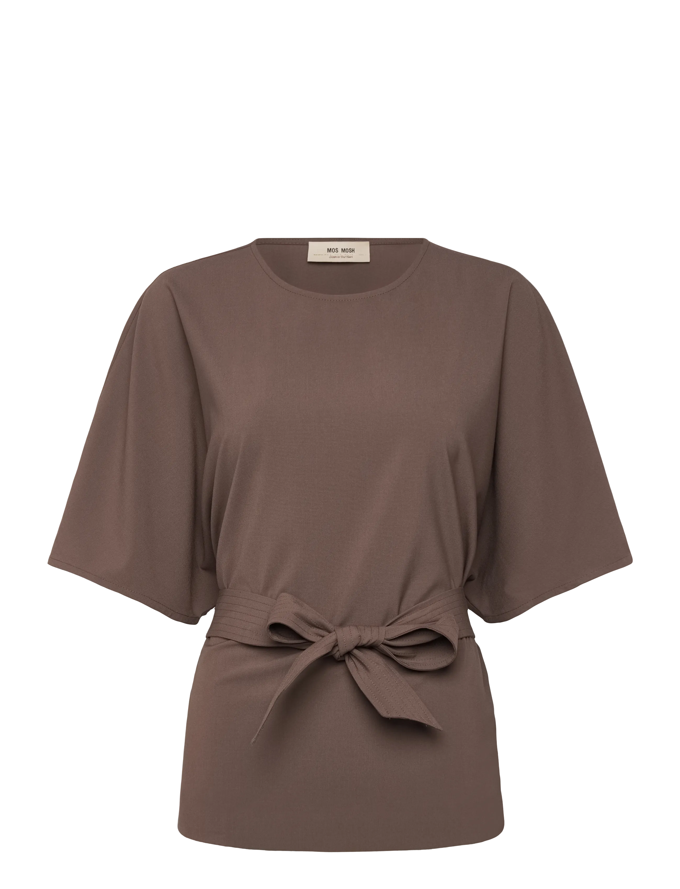 MOS MOSH Mmrikas Roy Bluse Braun - XS - Damen