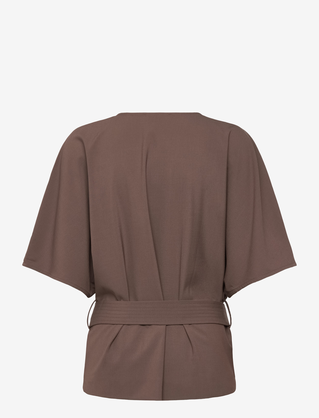 MOS MOSH - MMRikas Roy Blouse - kortärmade blusar - coffee quartz - 2