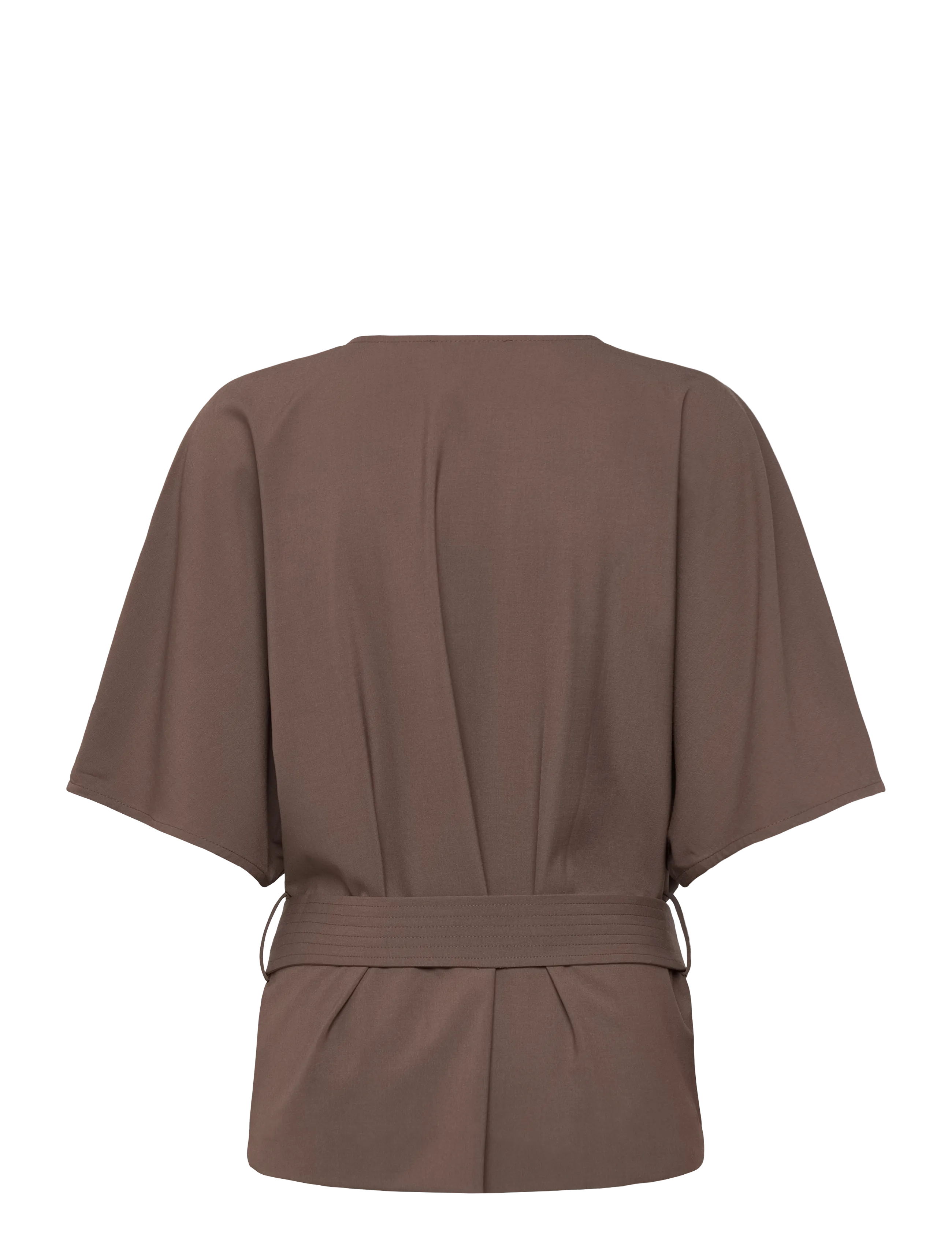 MOS MOSH - MMRikas Roy Blouse - kurzärmelige blusen - coffee quartz - 2