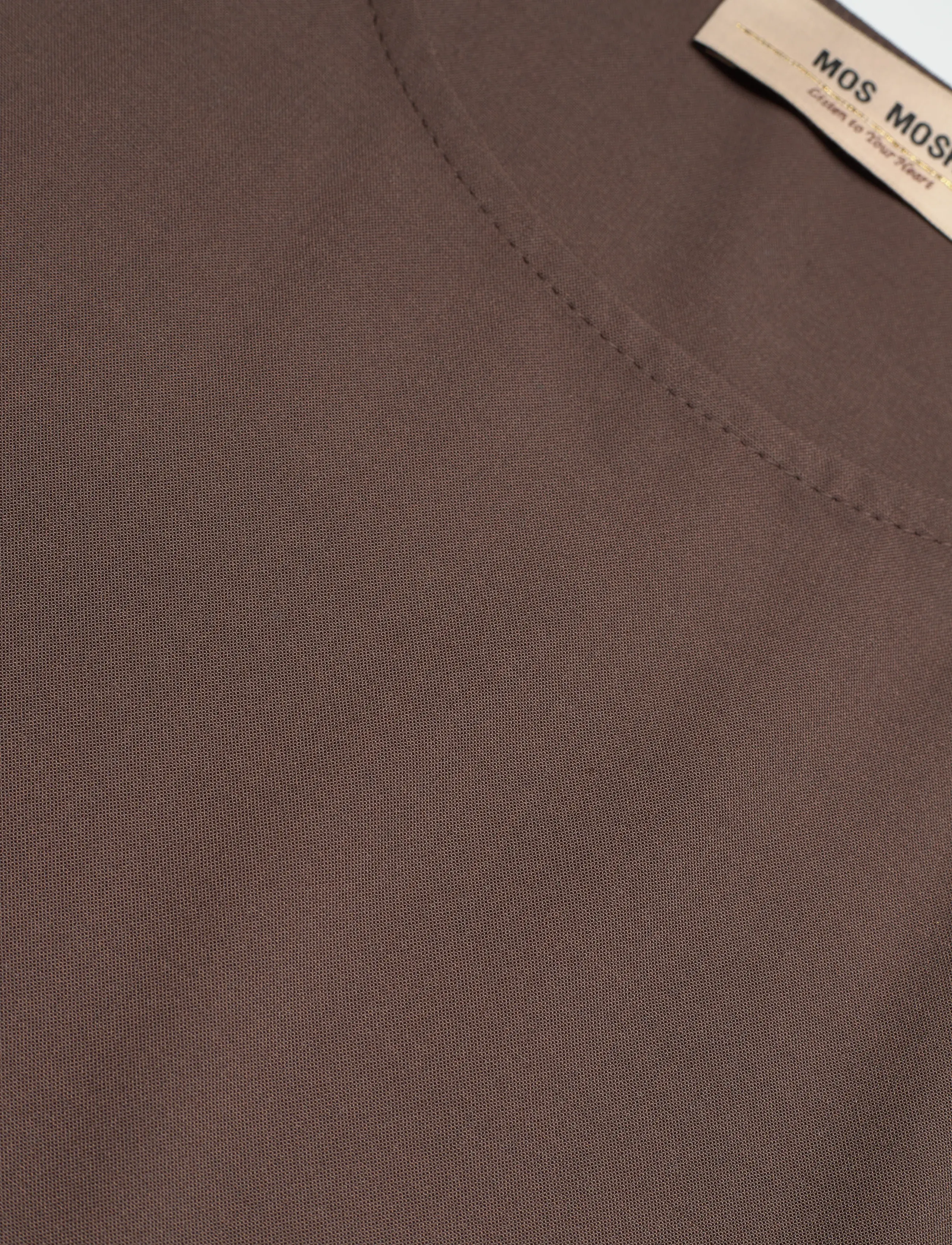MOS MOSH - MMRikas Roy Blouse - kurzärmelige blusen - coffee quartz - 4