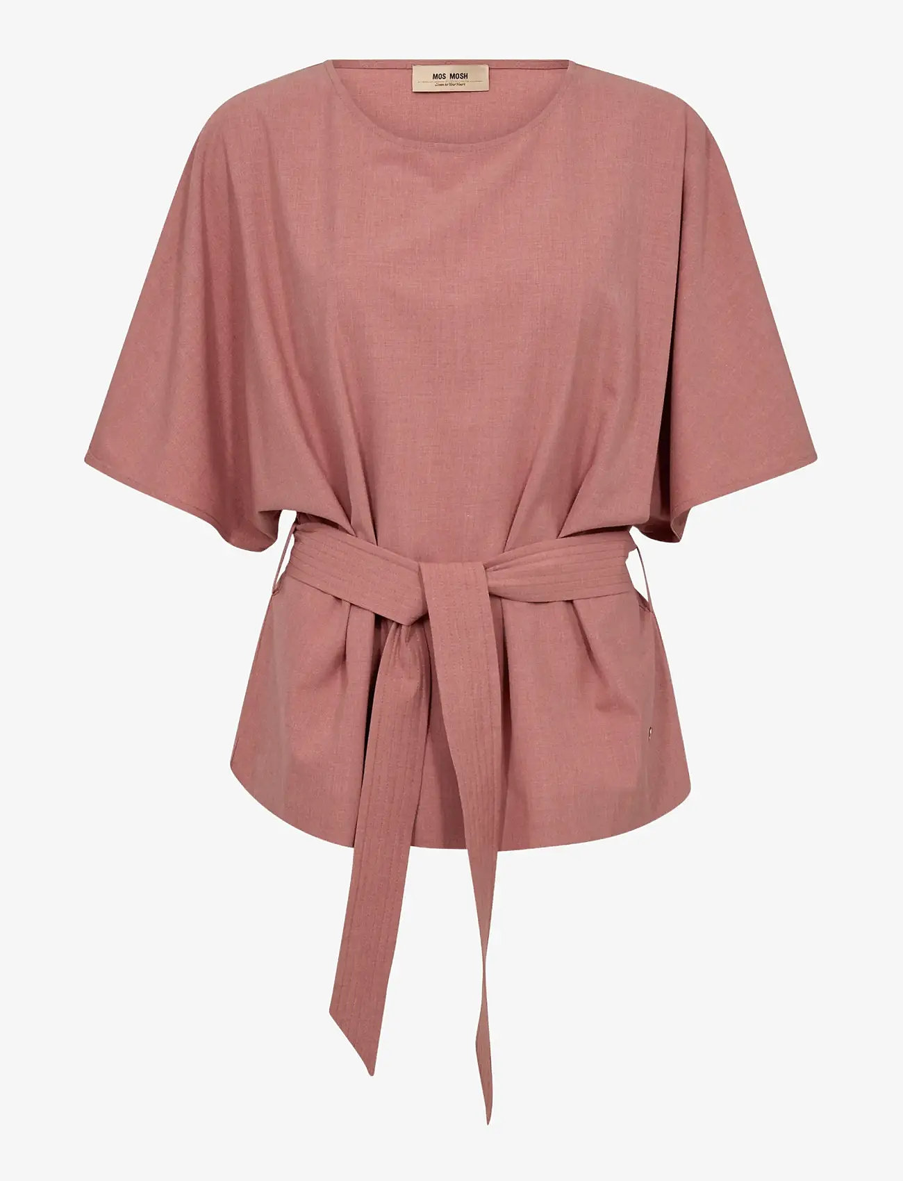 MOS MOSH - MMRikas Roy Blouse - kortærmede bluser - dusty rose - 1
