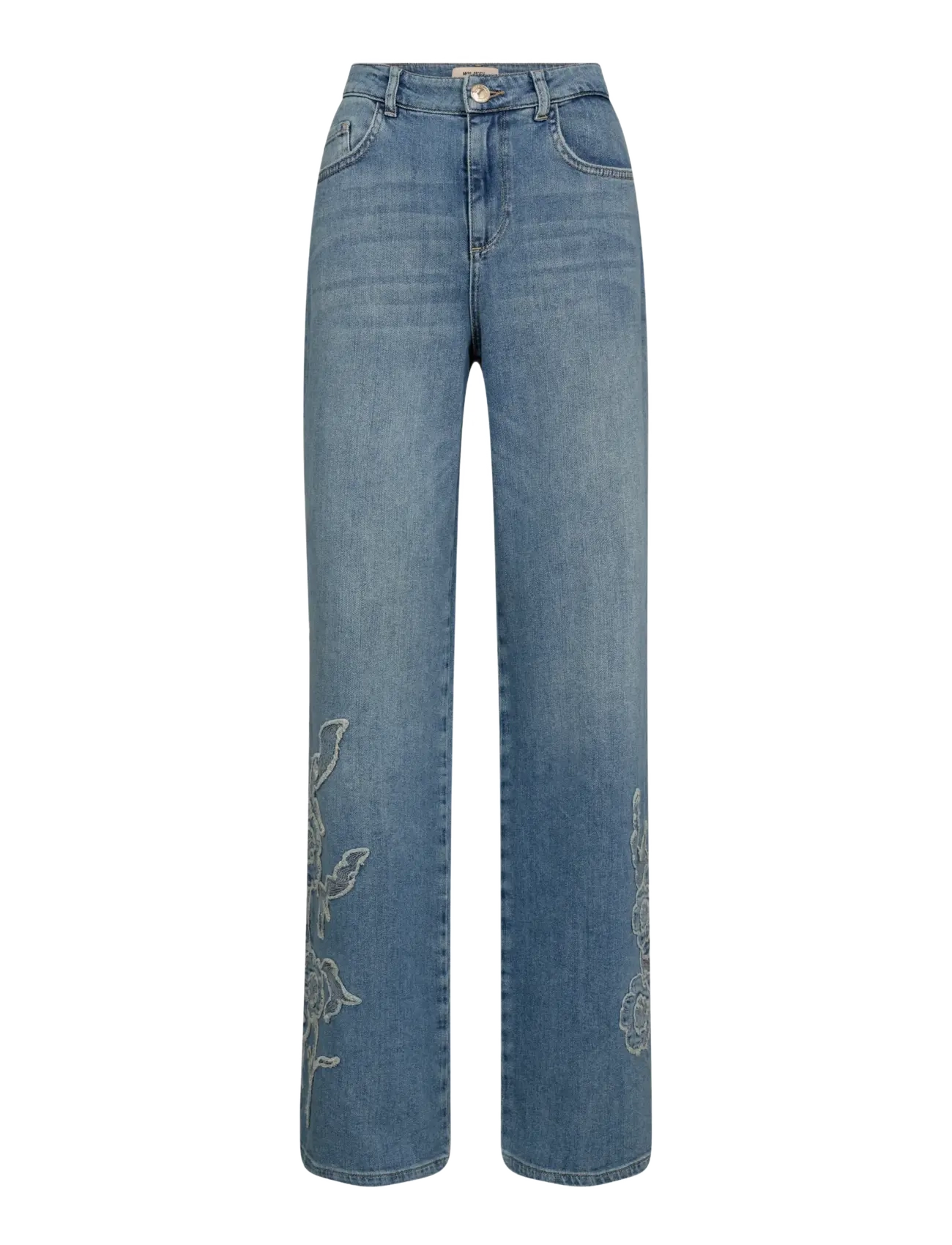 MOS MOSH Mmrelee Blossom Jeans Blau - 33 Kurz - Damen