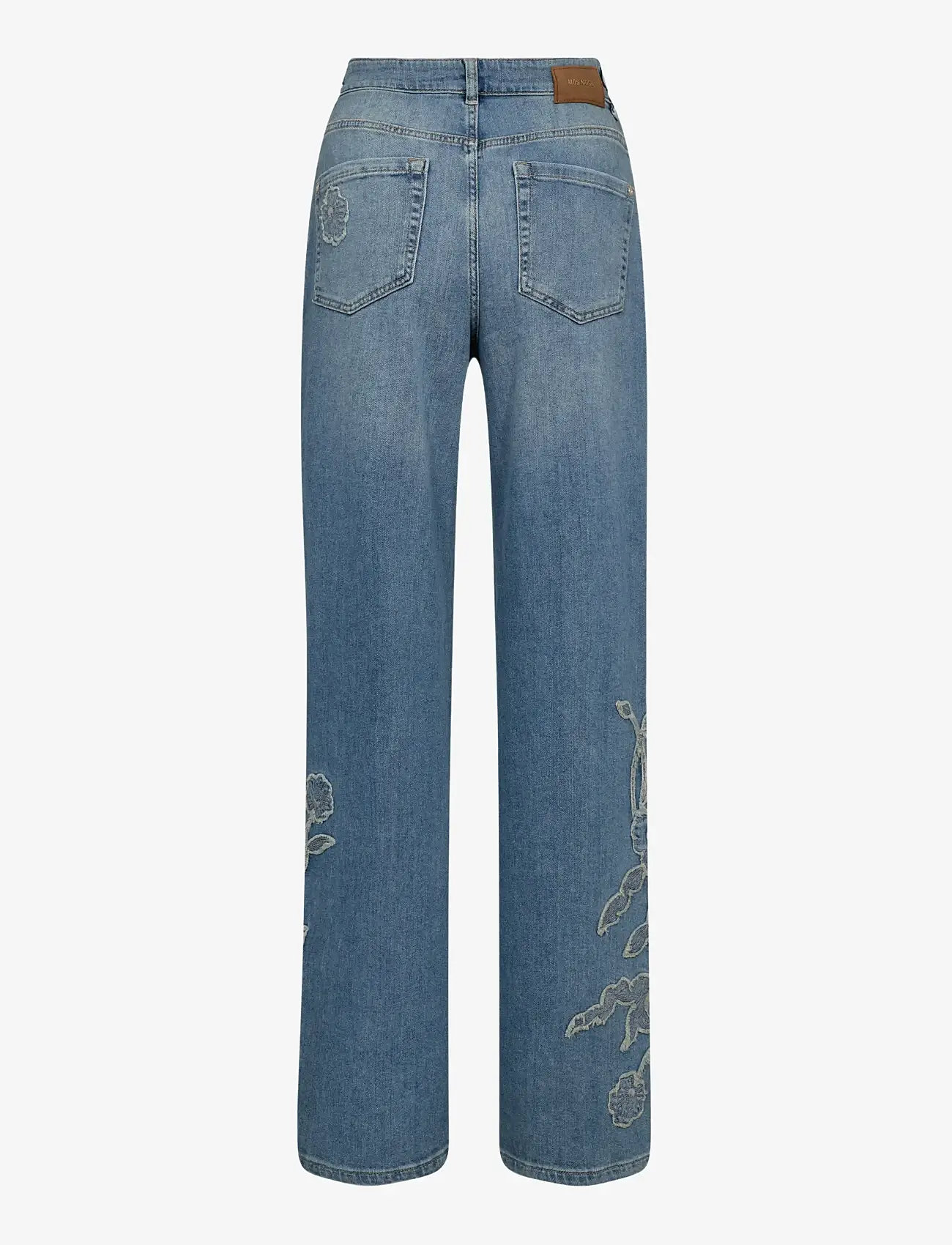 MOS MOSH - MMRelee Blossom Jeans - straight jeans - light blue - 2
