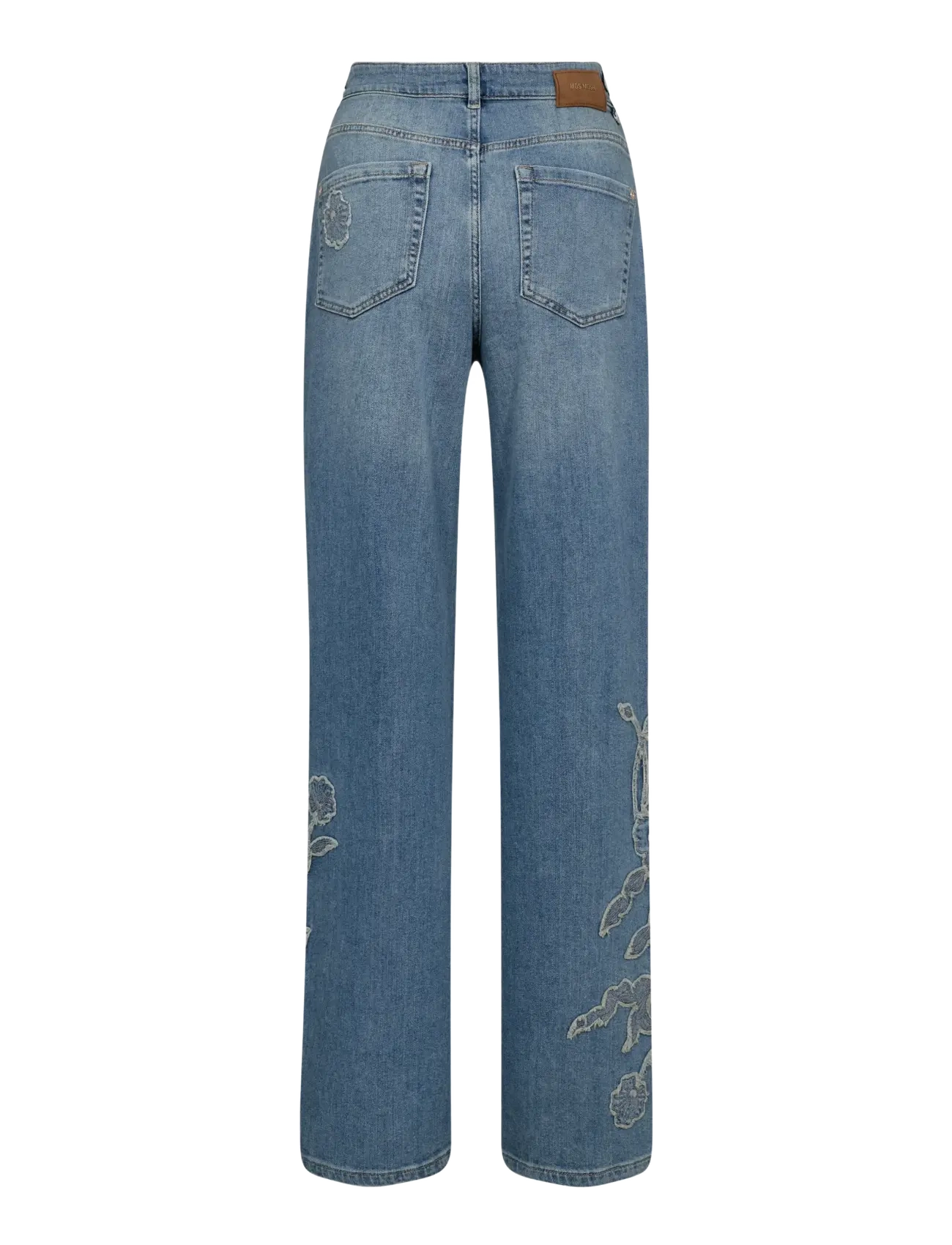 MOS MOSH - MMRelee Blossom Jeans - gerade jeans - light blue - 2