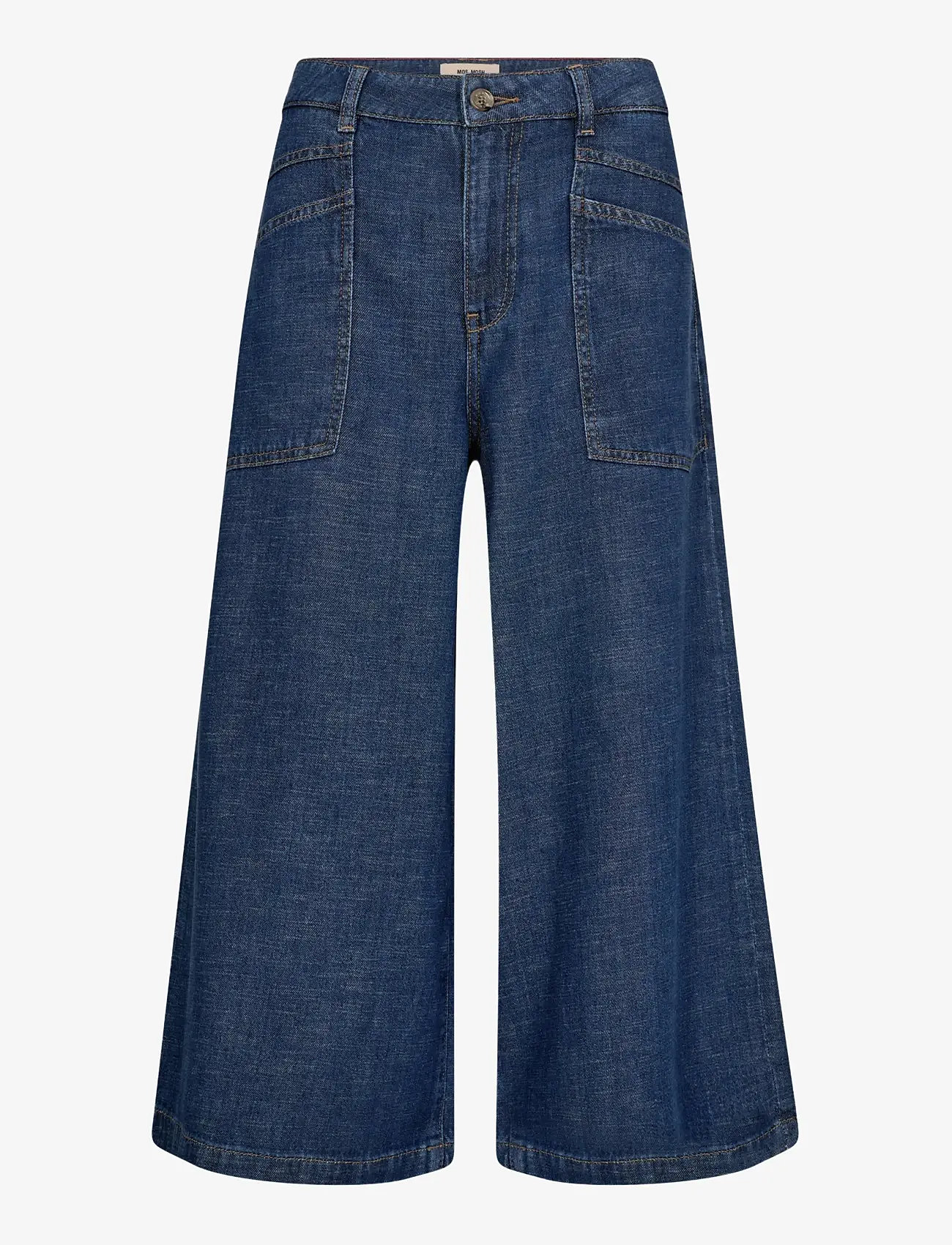 MOS MOSH - MMCulotte Arge Jeans - culottes - dark blue - 1