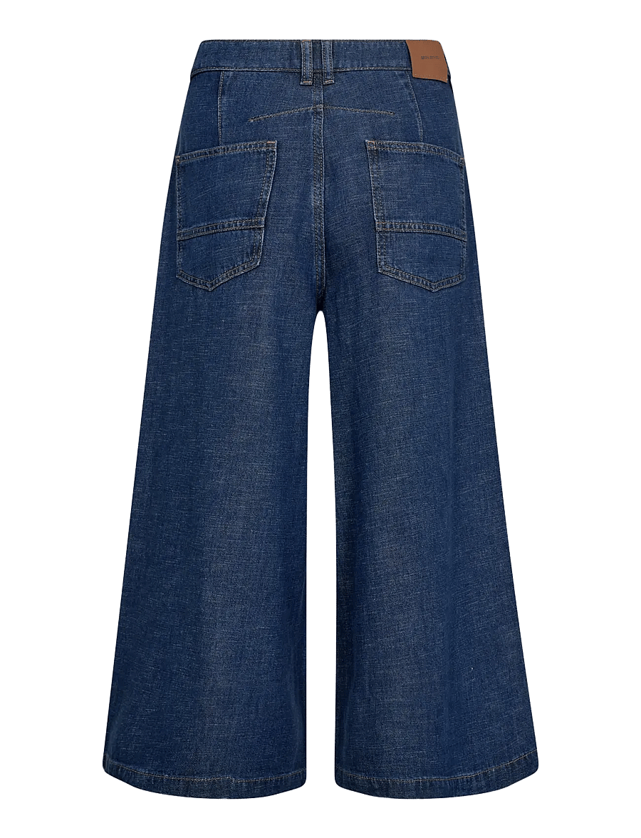 MOS MOSH - MMCulotte Arge Jeans - culottes - dark blue - 2