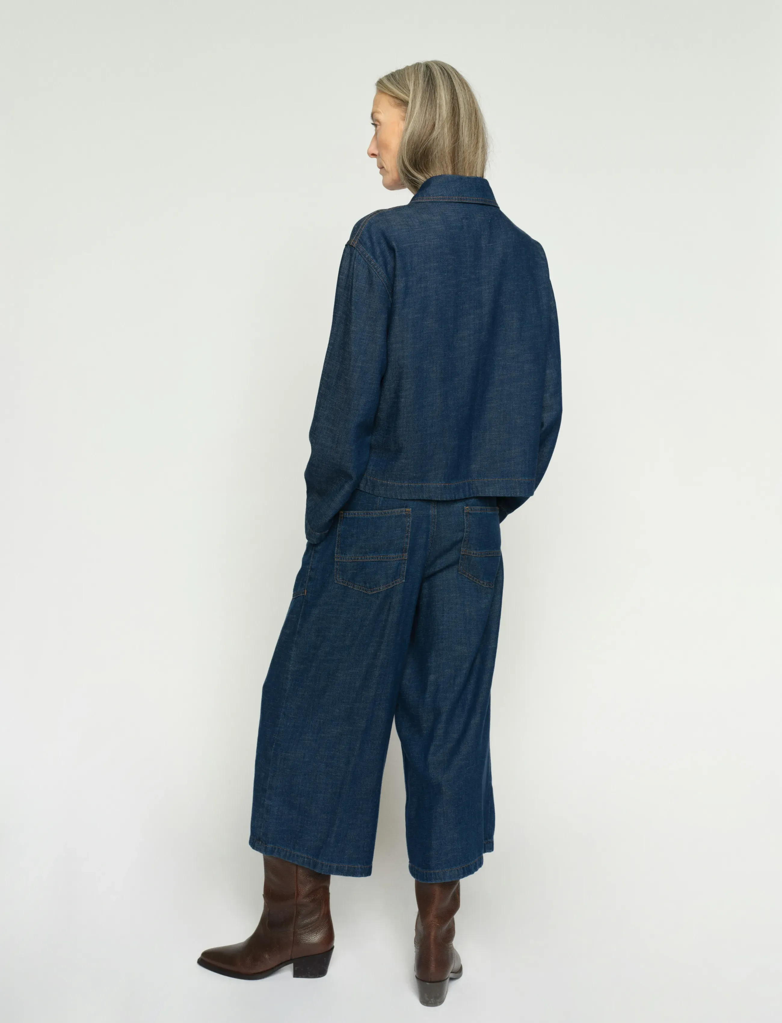 MOS MOSH - MMCulotte Arge Jeans - culottes - dark blue - 3