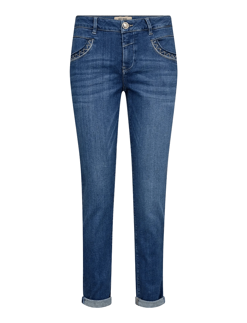 MOS MOSH - MMNaomi Jenny Jeans - tapered jeans - blue - 1