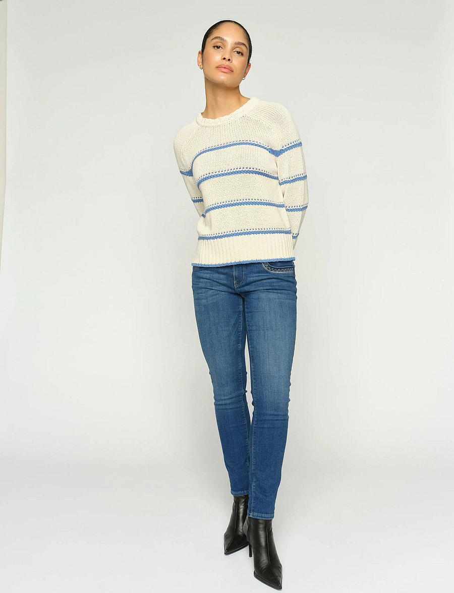 MOS MOSH - MMNaomi Jenny Jeans - tapered jeans - blue - 3