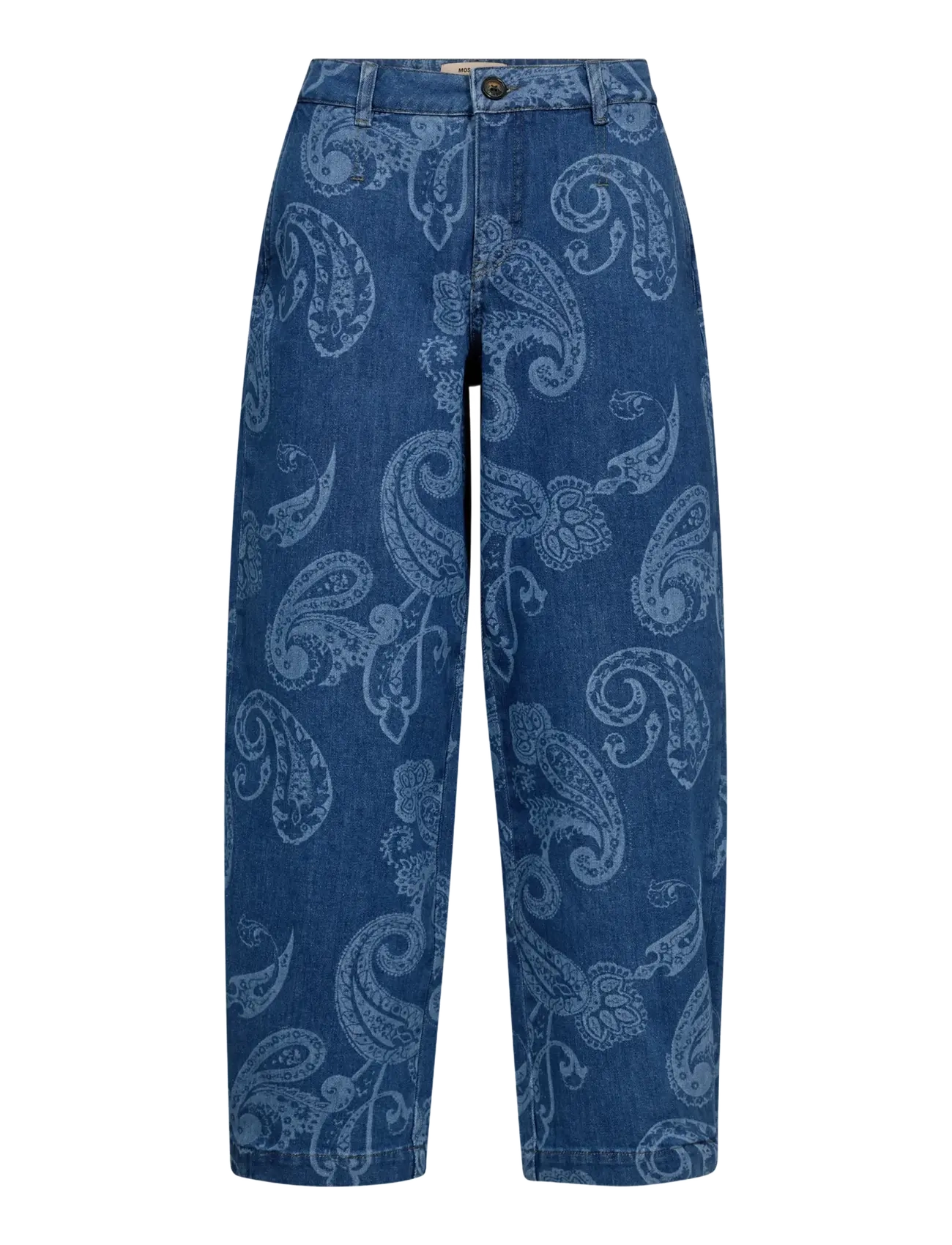 MOS MOSH MMTino Paisley Jeans - Tøj - MID BLUE / blue