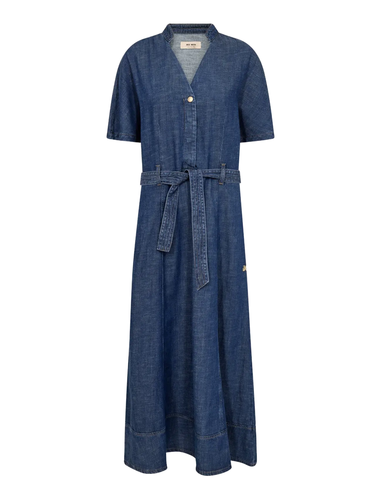 MOS MOSH - MMEia Arge Dress - denim dresses - dark blue - 1