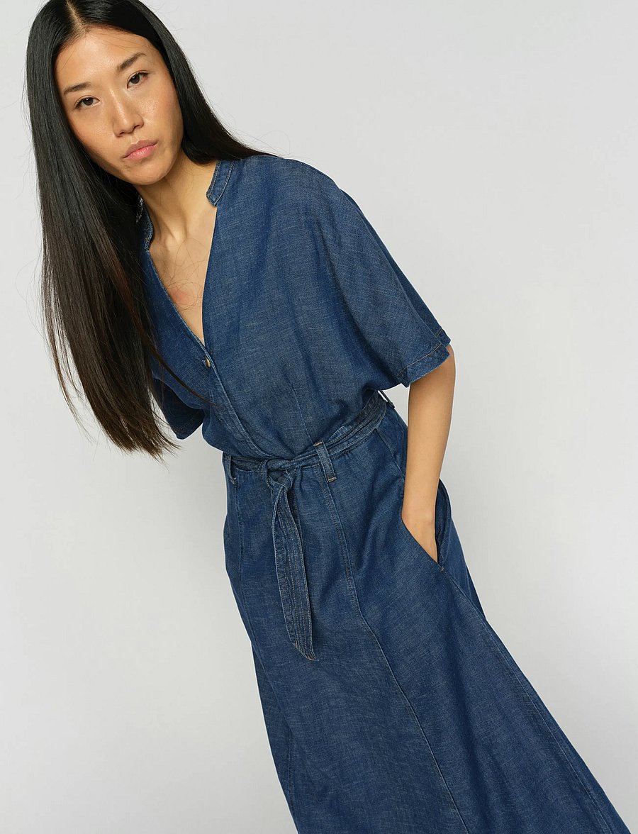 MOS MOSH - MMEia Arge Dress - denimkjoler - dark blue - 3