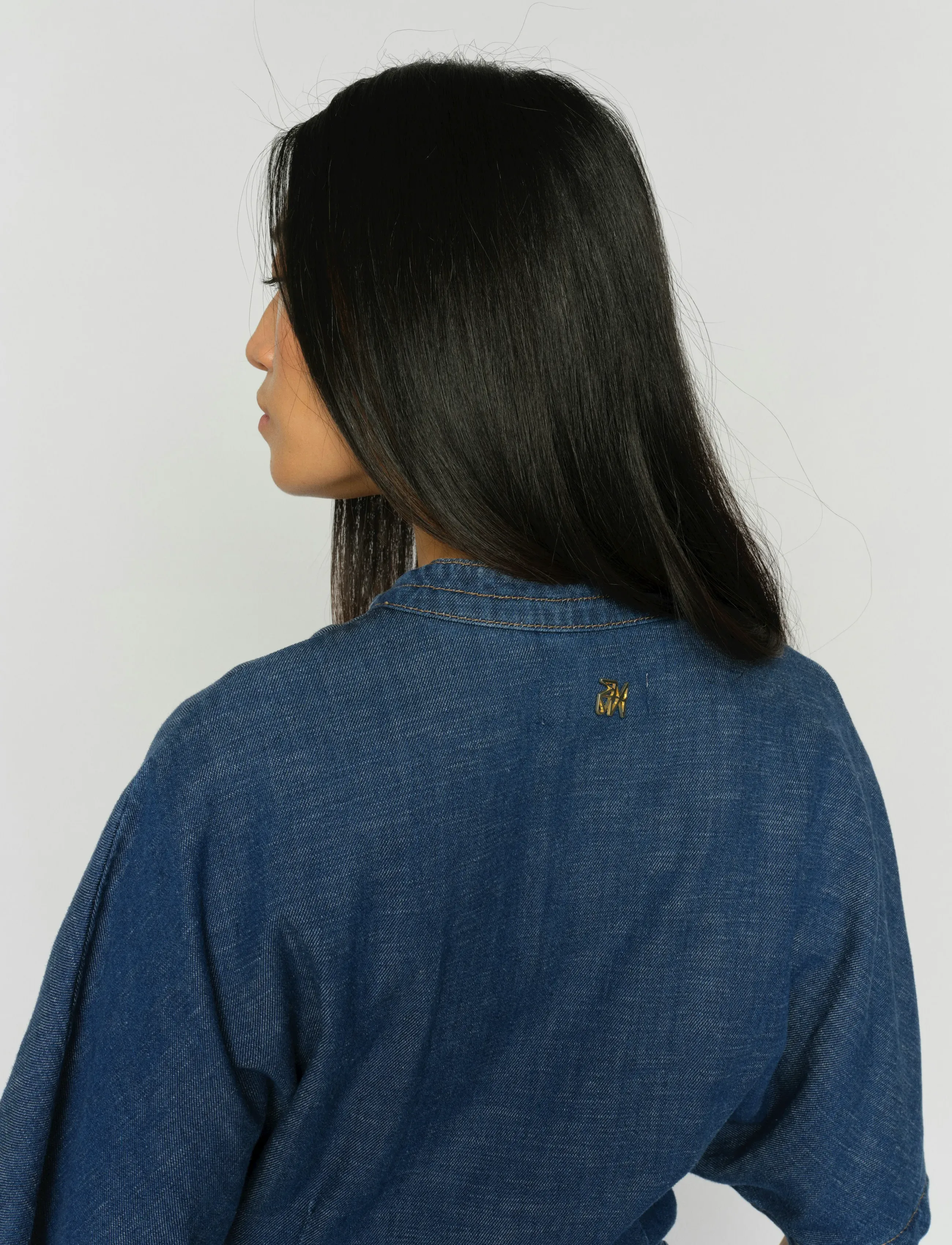 MOS MOSH - MMEia Arge Dress - denim dresses - dark blue - 5