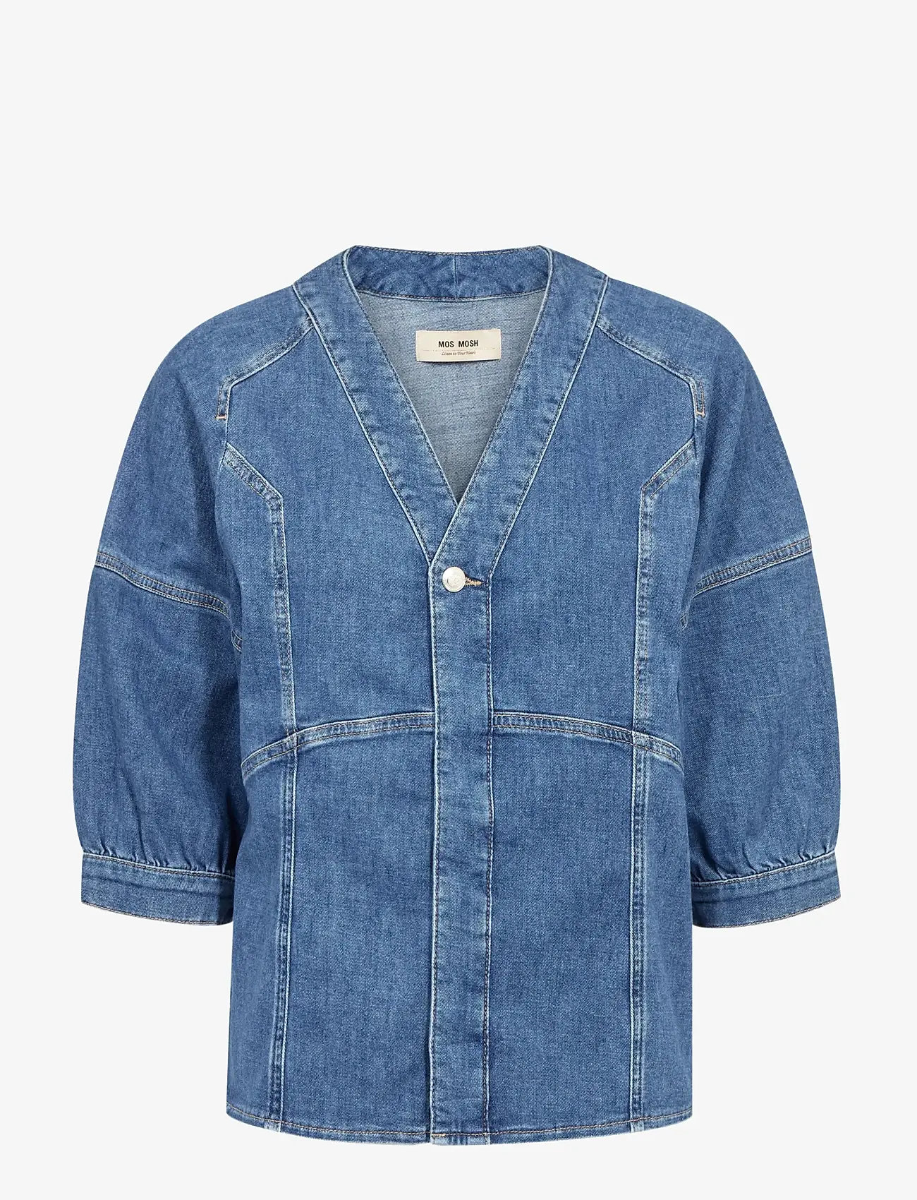 MOS MOSH - MMBari Crispy Shirt - denimskjorter - blue - 1