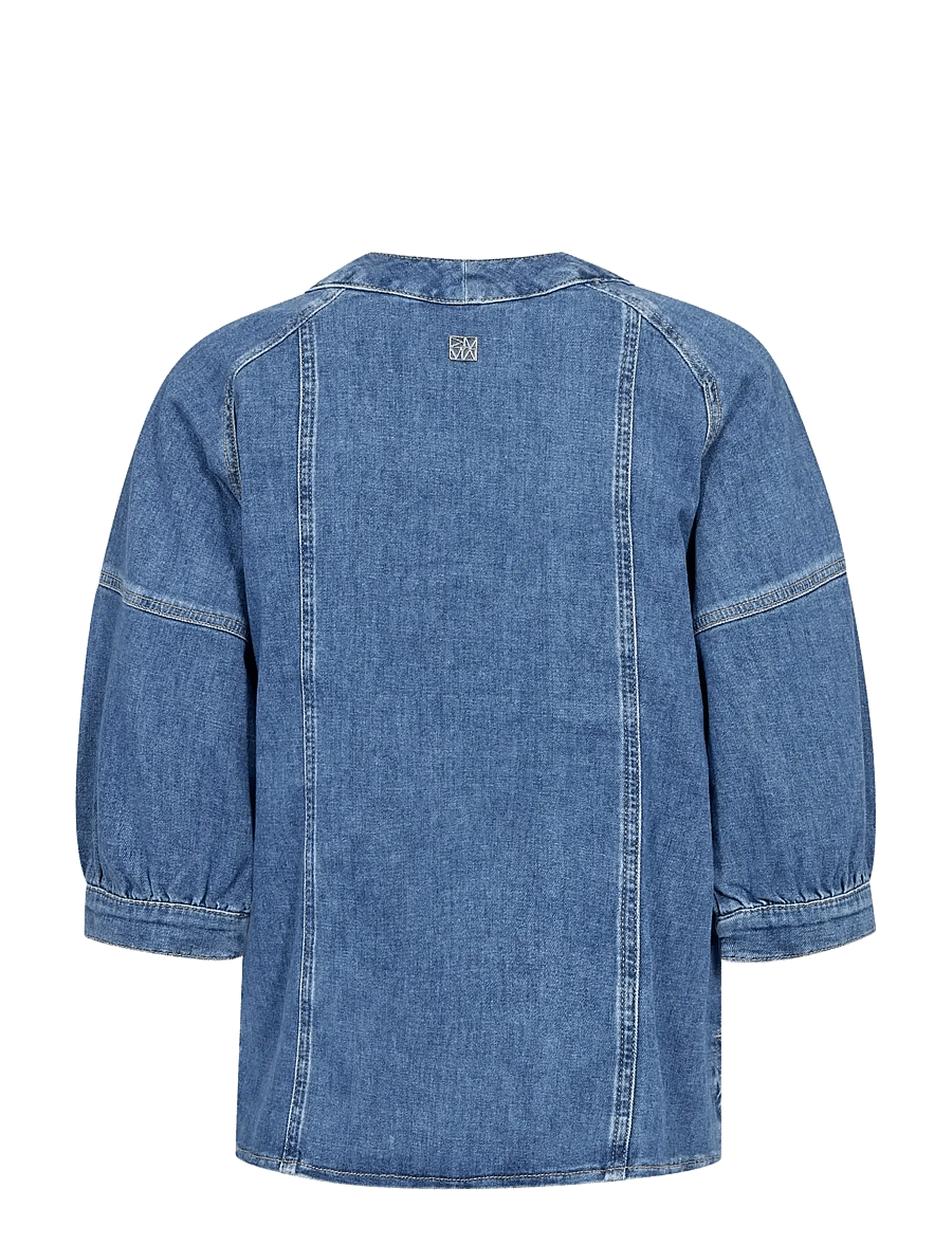 MOS MOSH - MMBari Crispy Shirt - jeanshemden - blue - 2