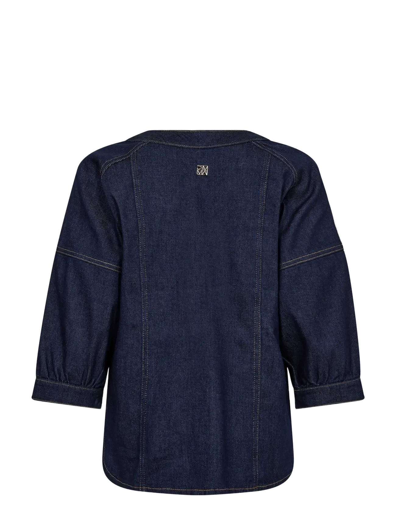 MOS MOSH - MMBari Crispy Shirt - teksasärgid - dark blue - 2