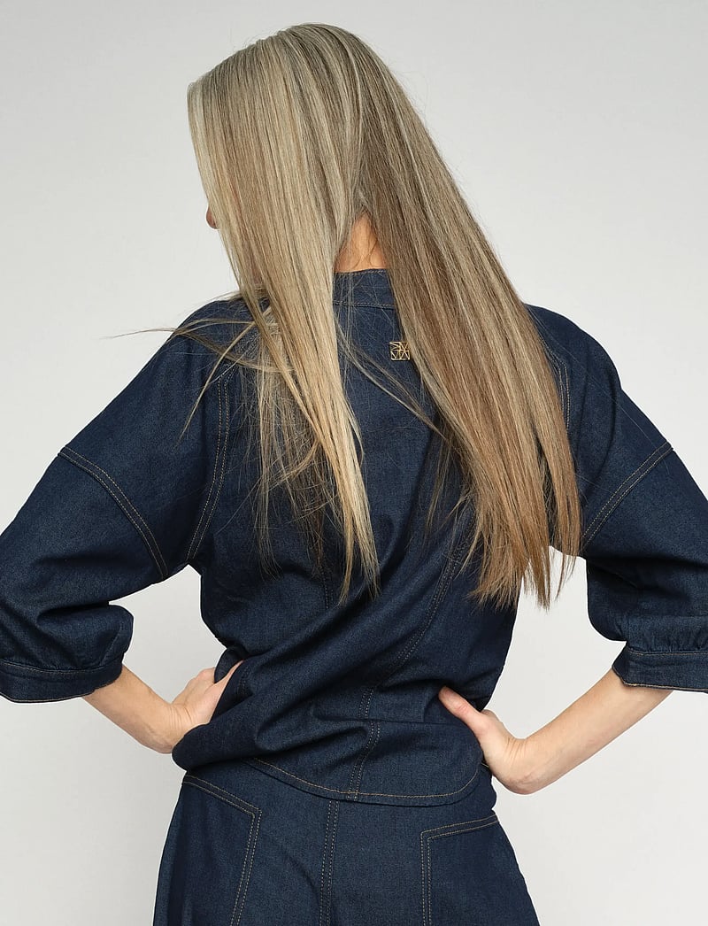 MOS MOSH - MMBari Crispy Shirt - jeanshemden - dark blue - 3